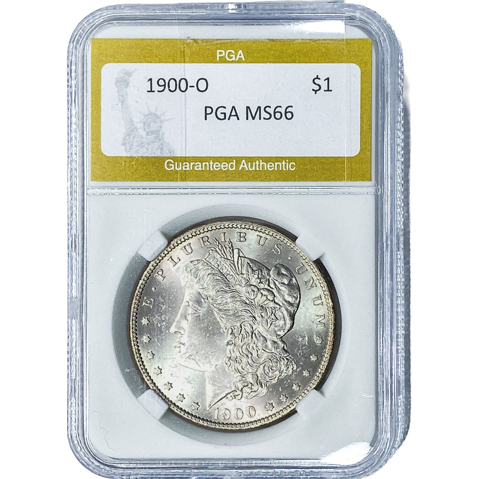 1900-O Morgan Silver Dollar PGA MS66: 1900-O Morgan Silver Dollar PGA MS66