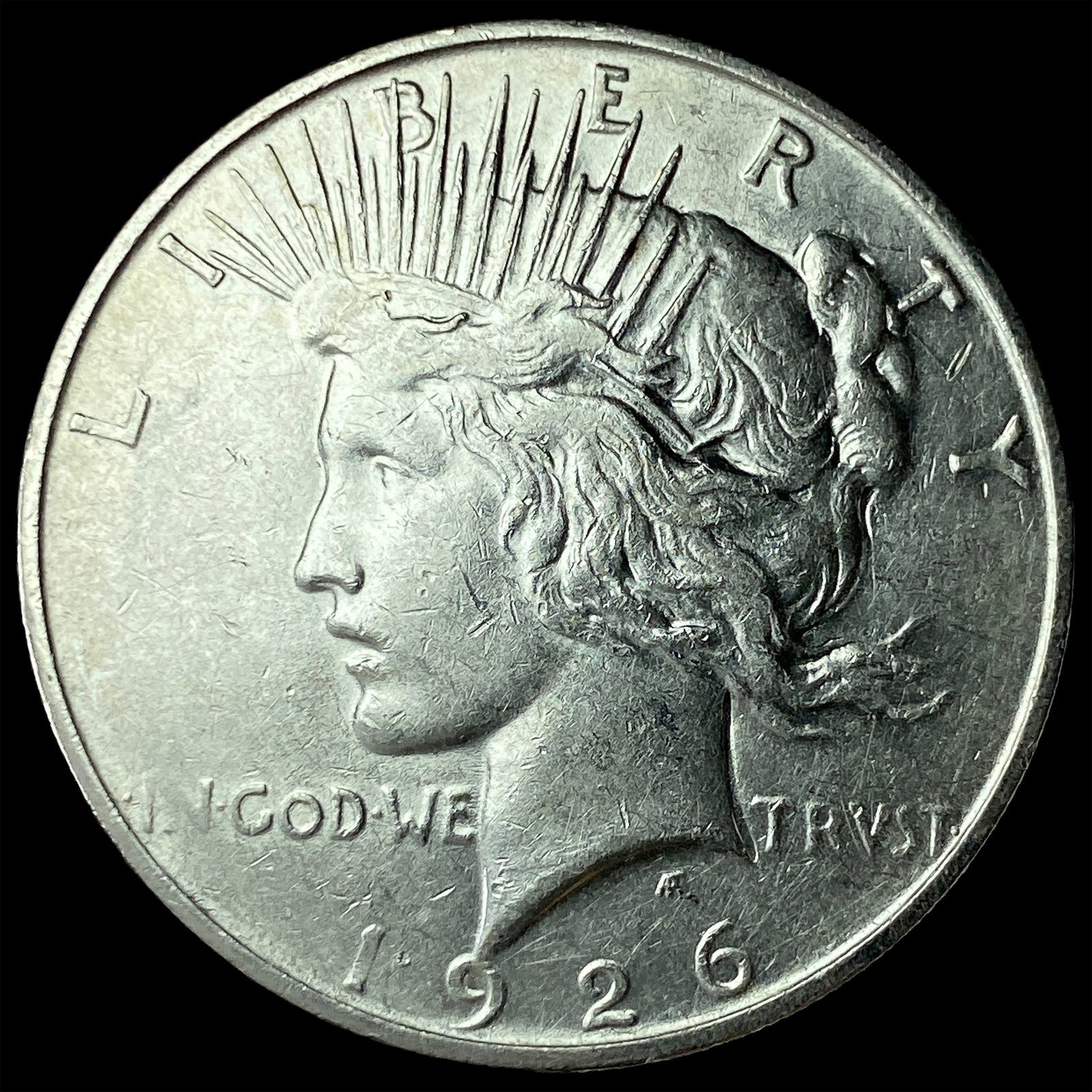 1926 Peace Silver Dollar CLOSELY UNCIRCULATED: 1926 Peace Silver Dollar CLOSELY UNCIRCULATED