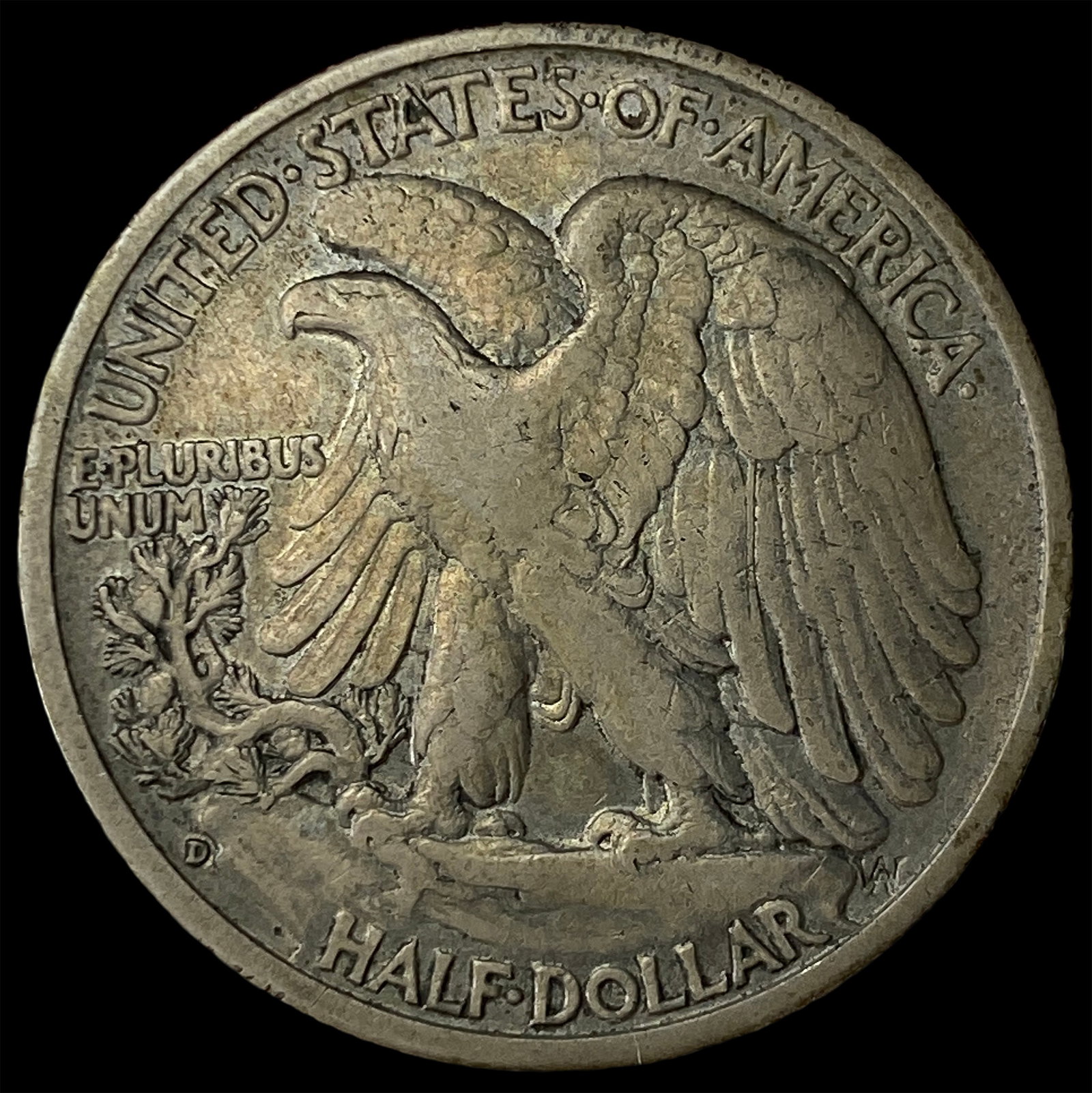 1938-D Silver Half Dollar CLOSELY UNCIRCULATED - 2