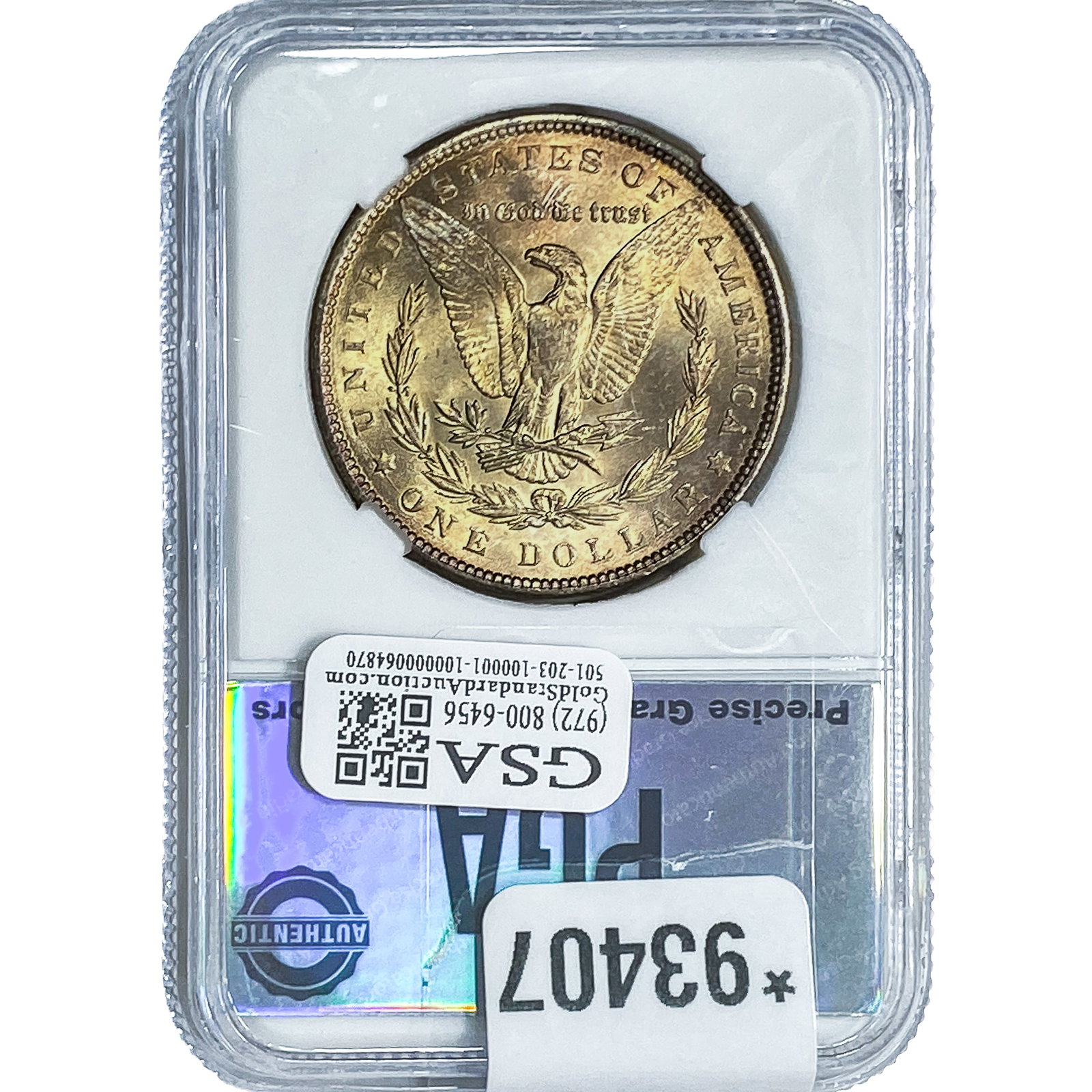 1887 Morgan Silver Dollar PGA MS66 - 2