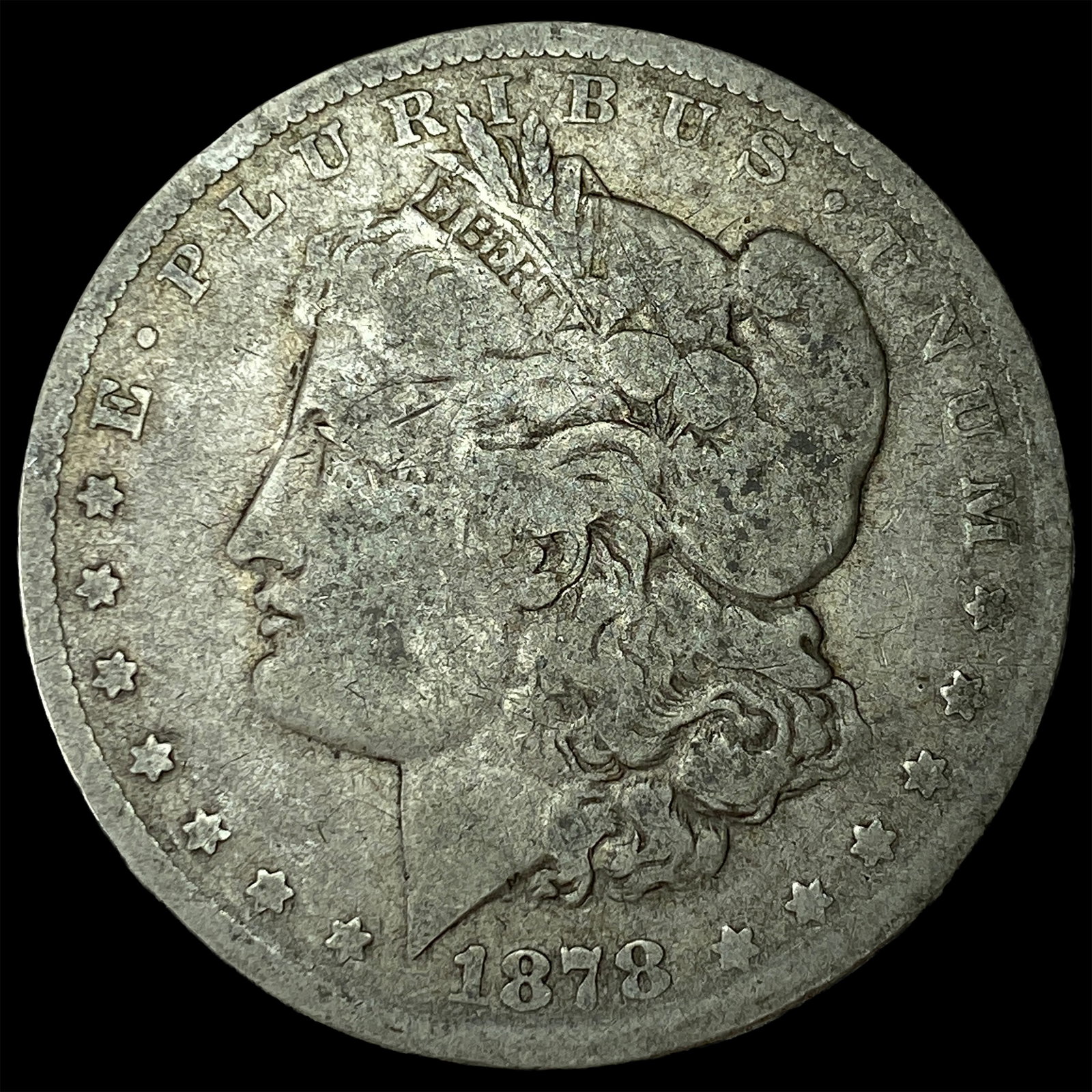 1878-S Silver Morgan Dollar NICELY CIRCULATED: 1878-S Silver Morgan Dollar NICELY CIRCULATED