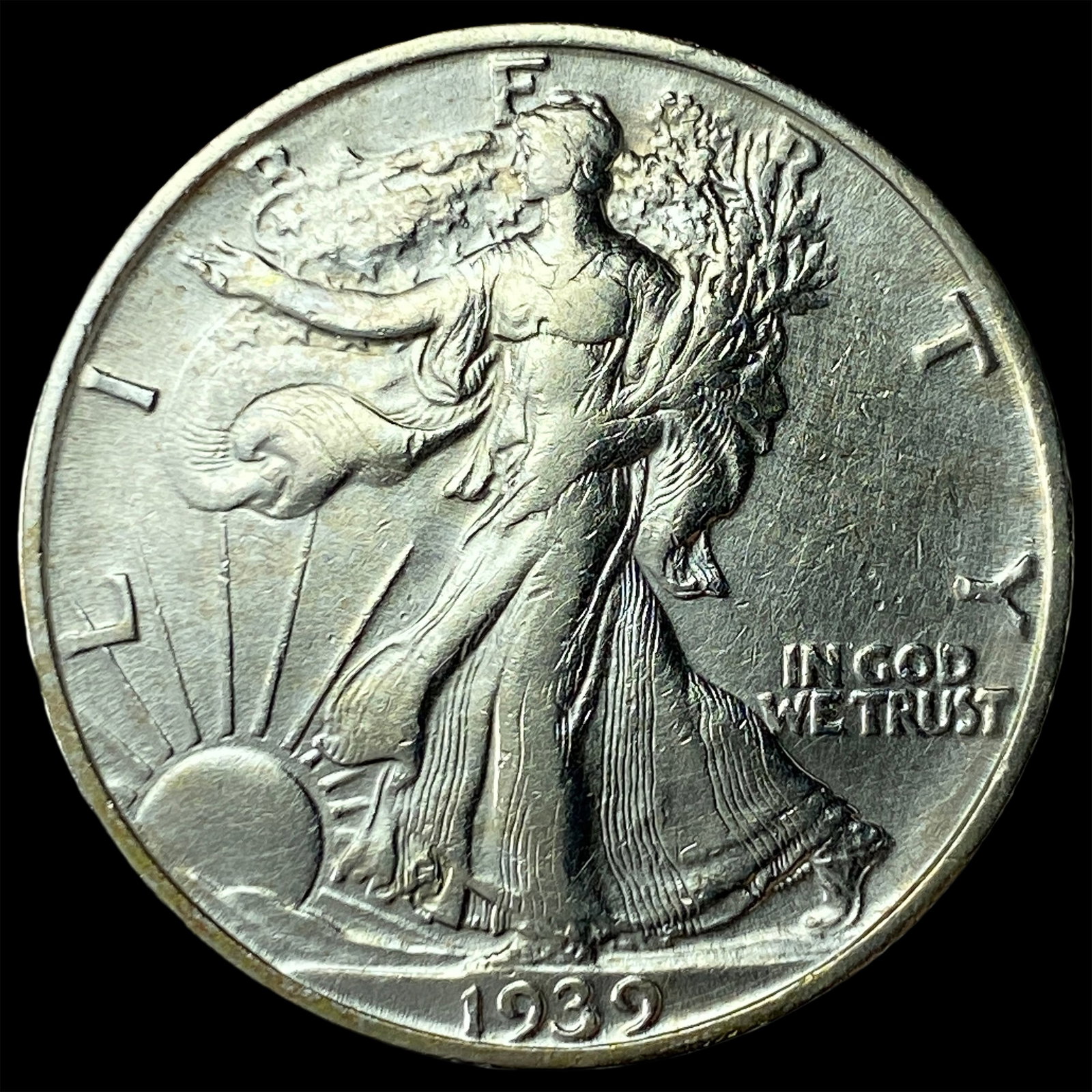 1939-S Silver Walking Liberty Half Dollar UNCIRCULATED: 1939-S Silver Walking Liberty Half Dollar UNCIRCULATED
