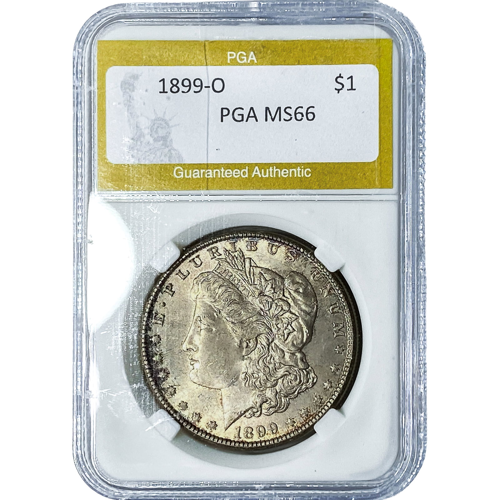 1899-O Morgan Silver Dollar PGA MS66: 1899-O Morgan Silver Dollar PGA MS66