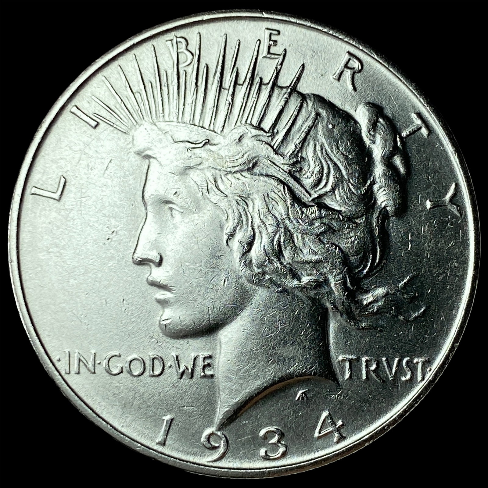 1934 Silver Peace Dollar CHOICE BU: 1934 Silver Peace Dollar CHOICE BU