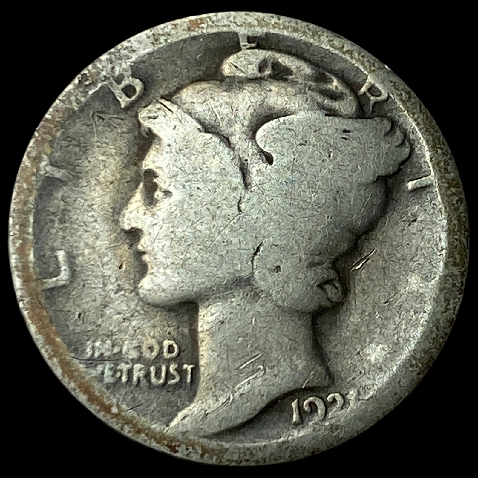 1923 Mercury Dime LIGHTLY CIRCULATED: 1923 Mercury Dime LIGHTLY CIRCULATED