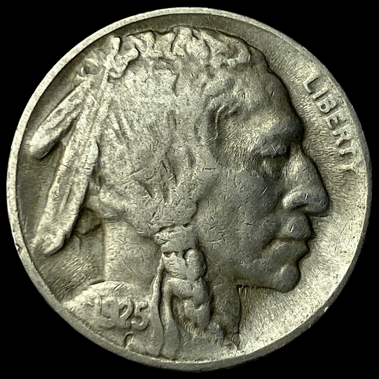 1925-S Buffalo Nickel CLOSELY UNCIRCULATED: 1925-S Buffalo Nickel CLOSELY UNCIRCULATED