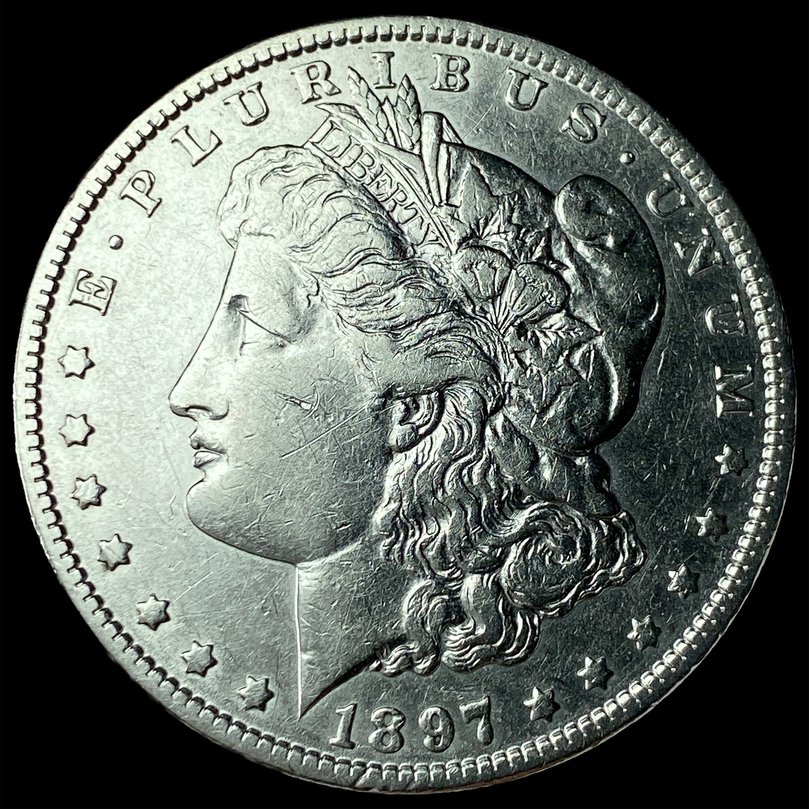 1897-O Silver Morgan Dollar CLOSELY UNCIRCULATED: 1897-O Silver Morgan Dollar CLOSELY UNCIRCULATED