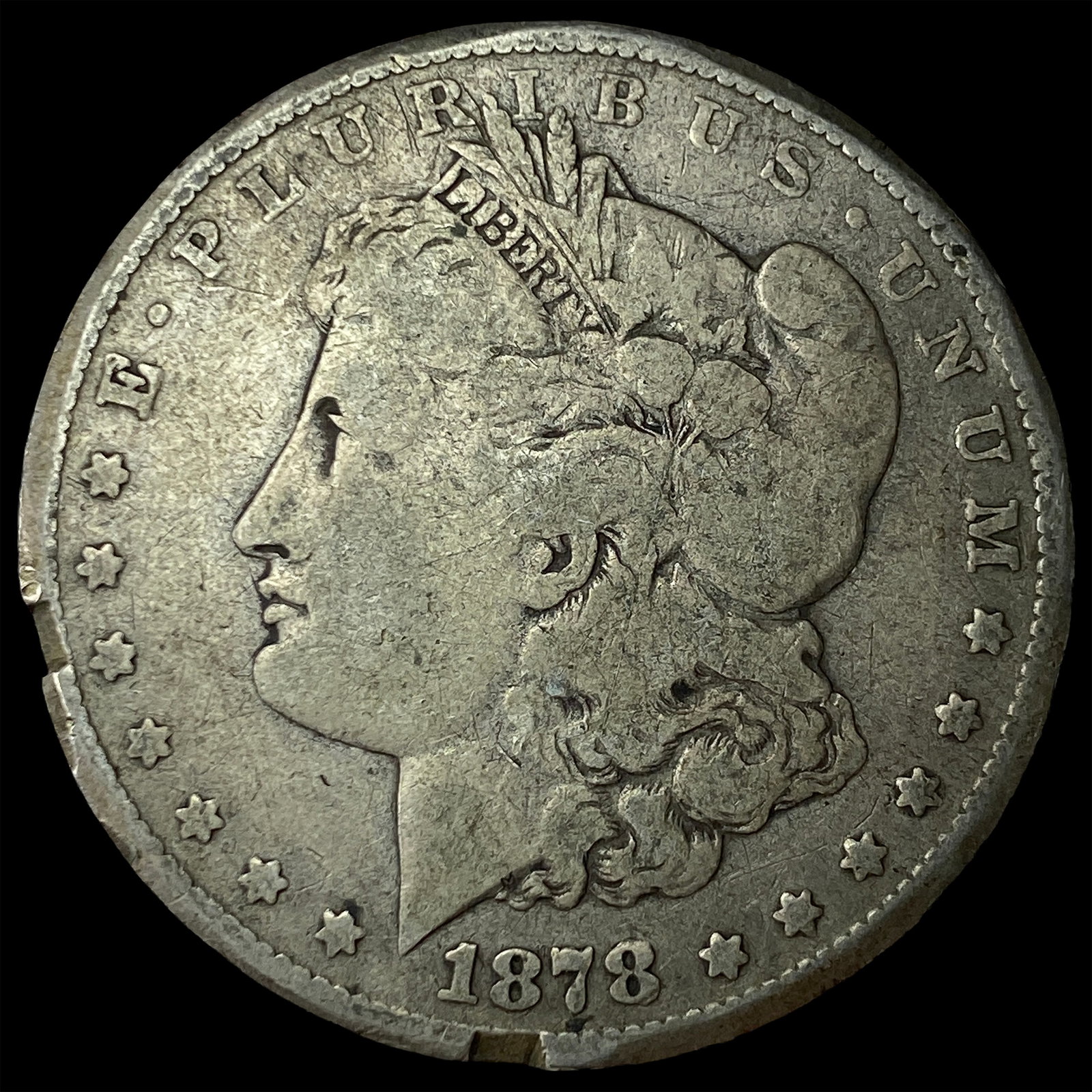 1878-CC Silver Morgan Dollar NICELY CIRCULATED: 1878-CC Silver Morgan Dollar NICELY CIRCULATED
