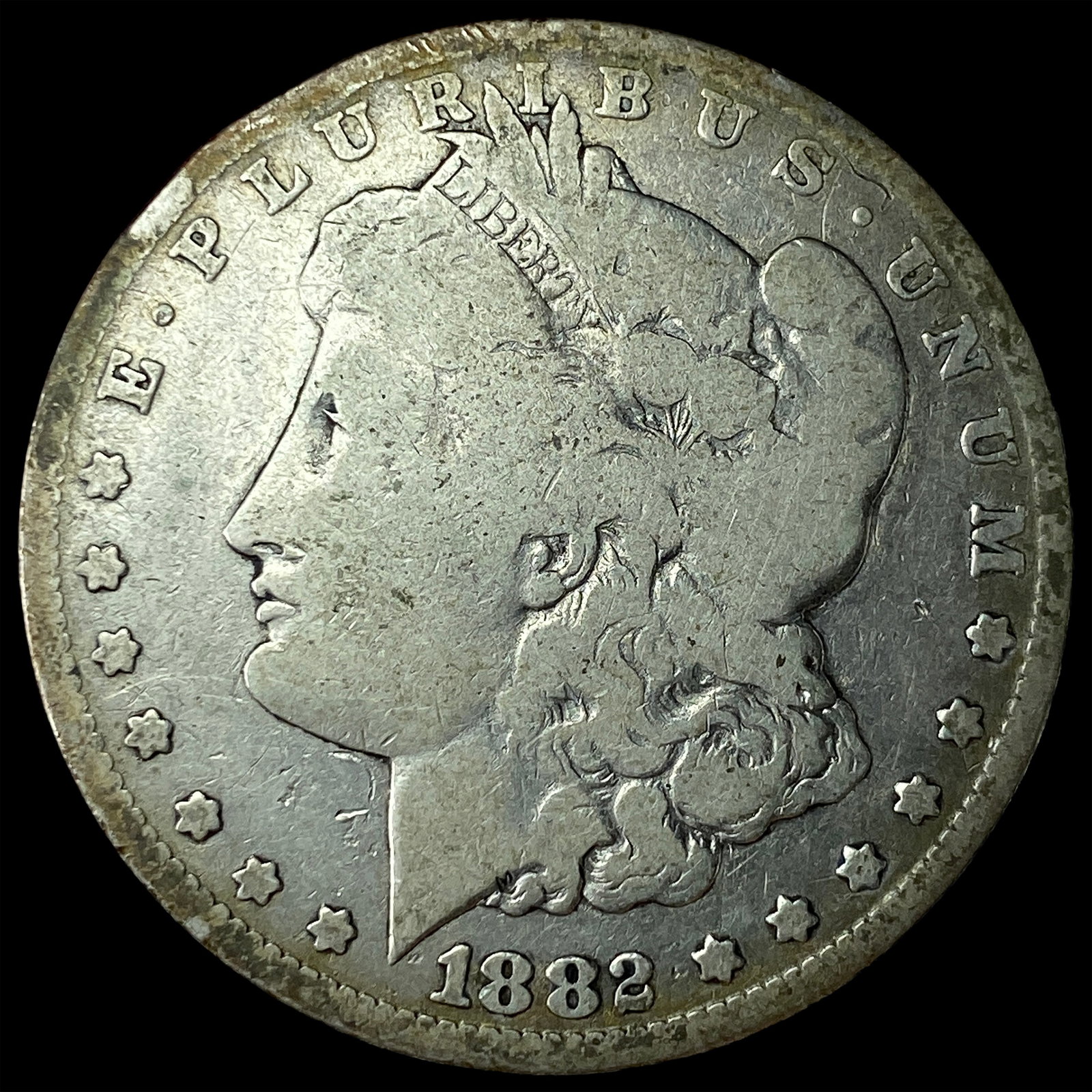 1882-CC Silver Morgan Dollar NICELY CIRCULATED: 1882-CC Silver Morgan Dollar NICELY CIRCULATED
