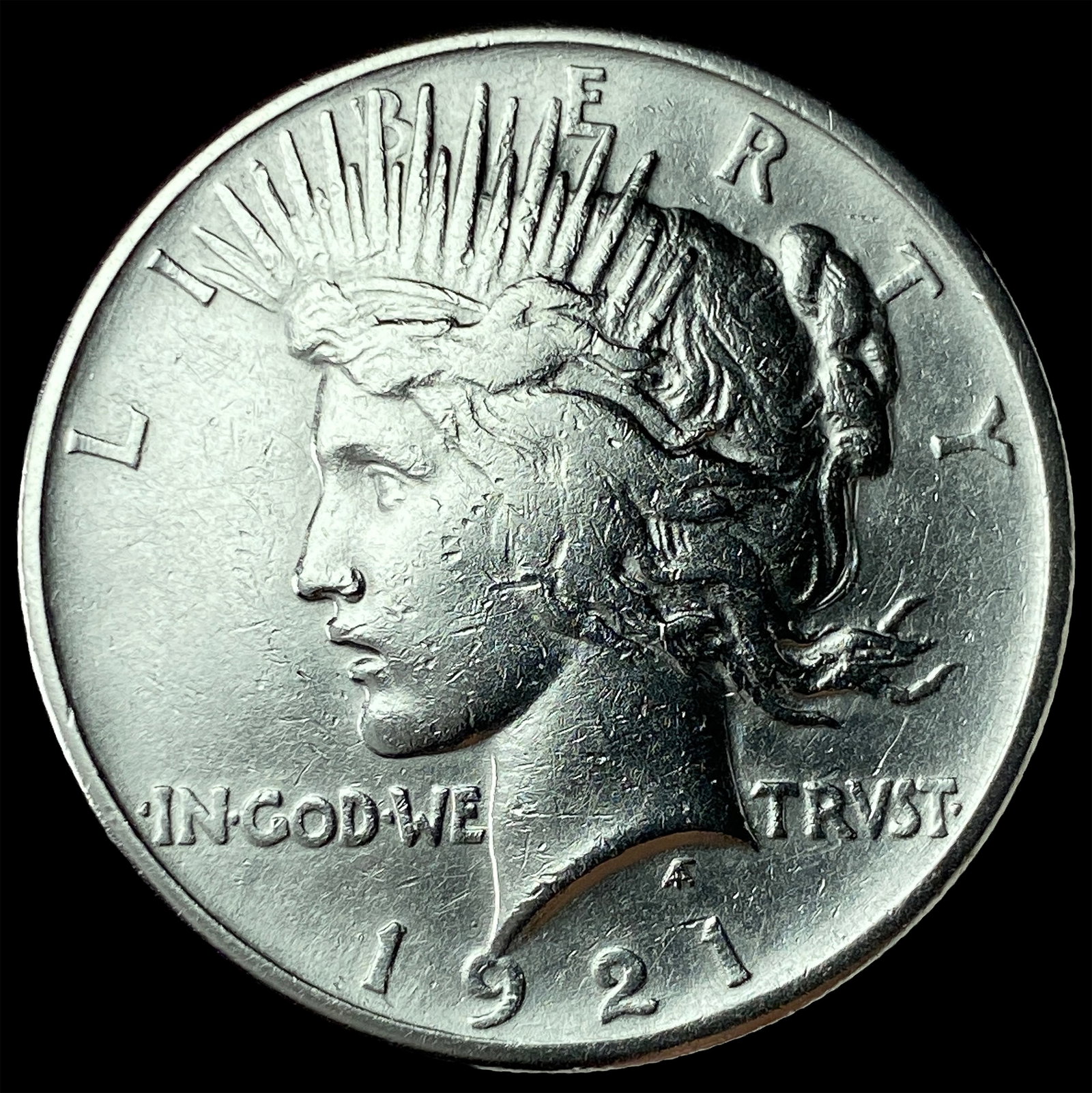 1921 Silver Peace Dollar UNCIRCULATED: 1921 Silver Peace Dollar UNCIRCULATED