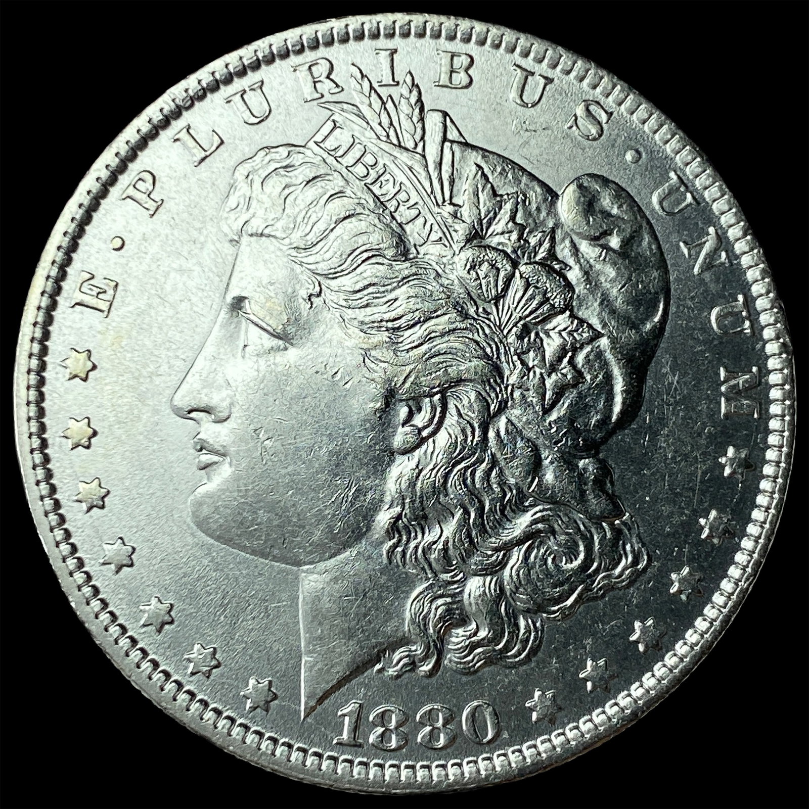 1880-O Silver Morgan Dollar CHOICE BU: 1880-O Silver Morgan Dollar CHOICE BU