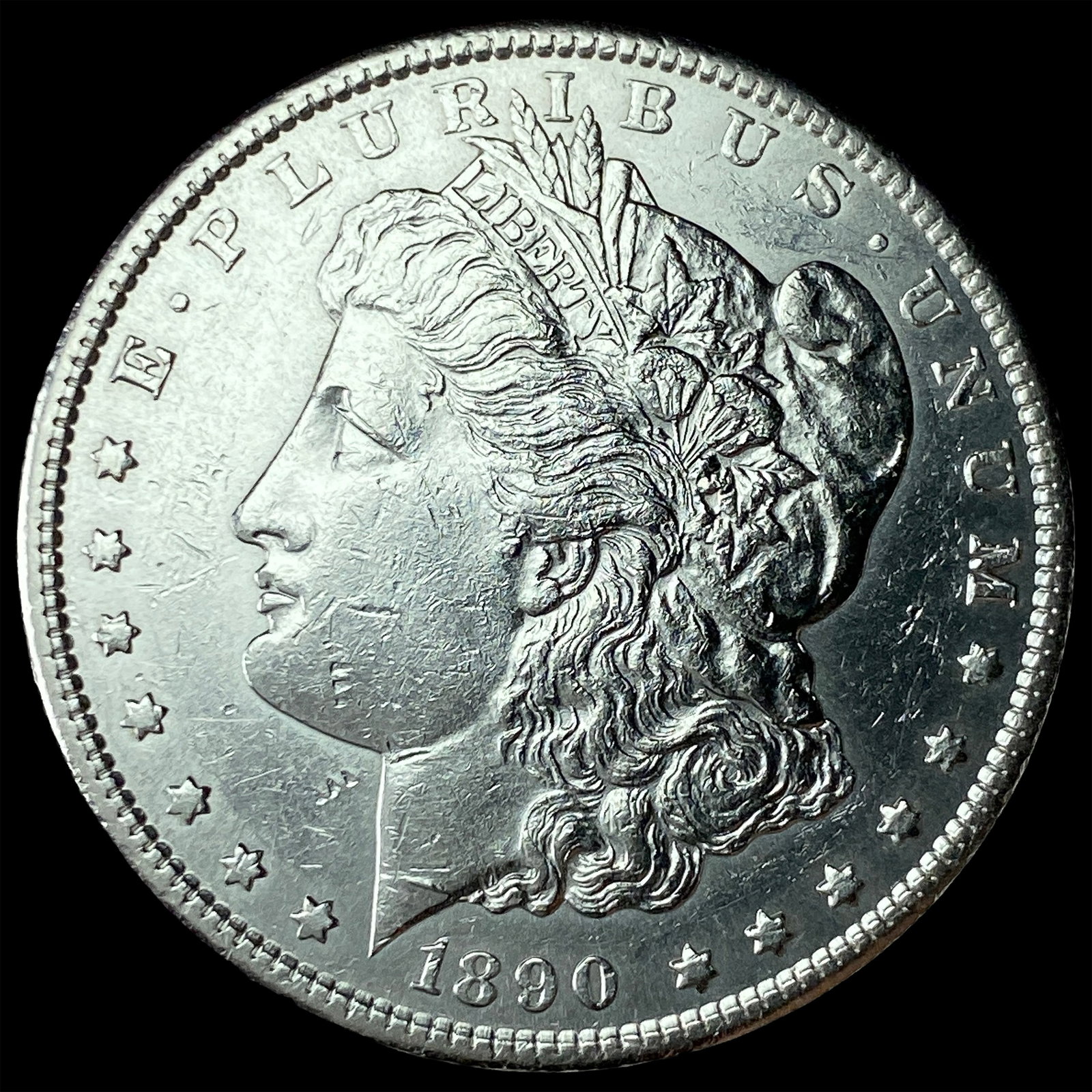 1890-S Silver Morgan Dollar UNCIRCULATED: 1890-S Silver Morgan Dollar UNCIRCULATED