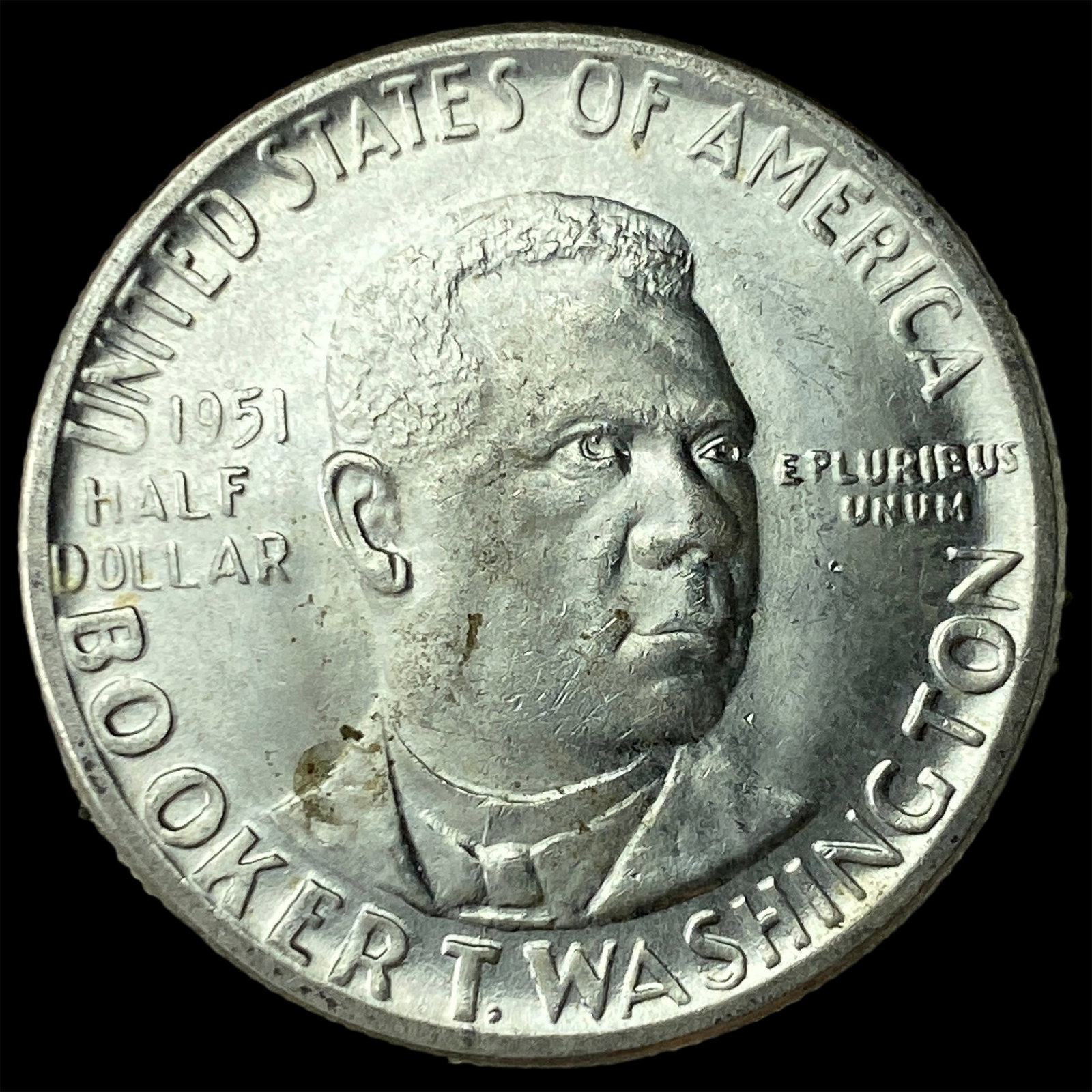 1951 Silver Half Dollar Booker T. Washington CHOICE BU: 1951 Silver Half Dollar Booker T. Washington CHOICE BU