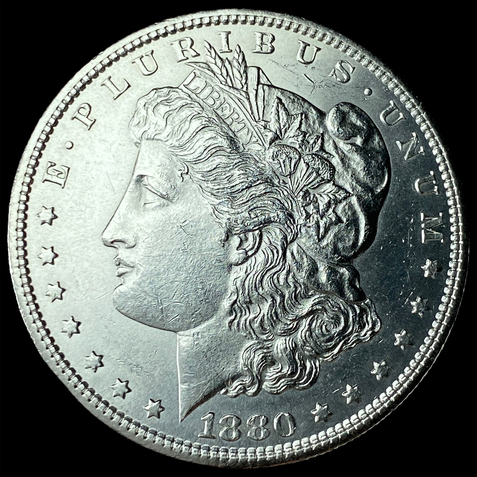 1880-S Silver Morgan Dollar CHOICE BU: 1880-S Silver Morgan Dollar CHOICE BU