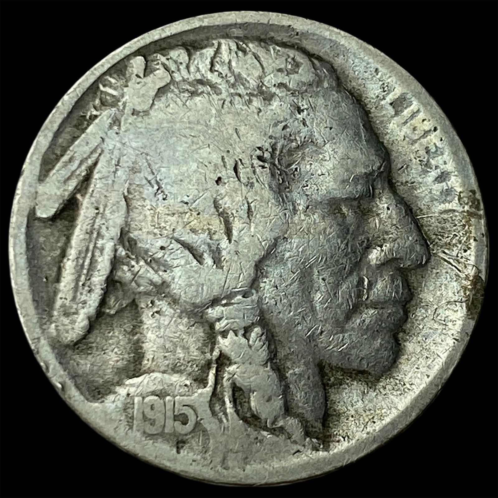 1915-S Buffalo Nickel LIGHTLY CIRCULATED: 1915-S Buffalo Nickel LIGHTLY CIRCULATED