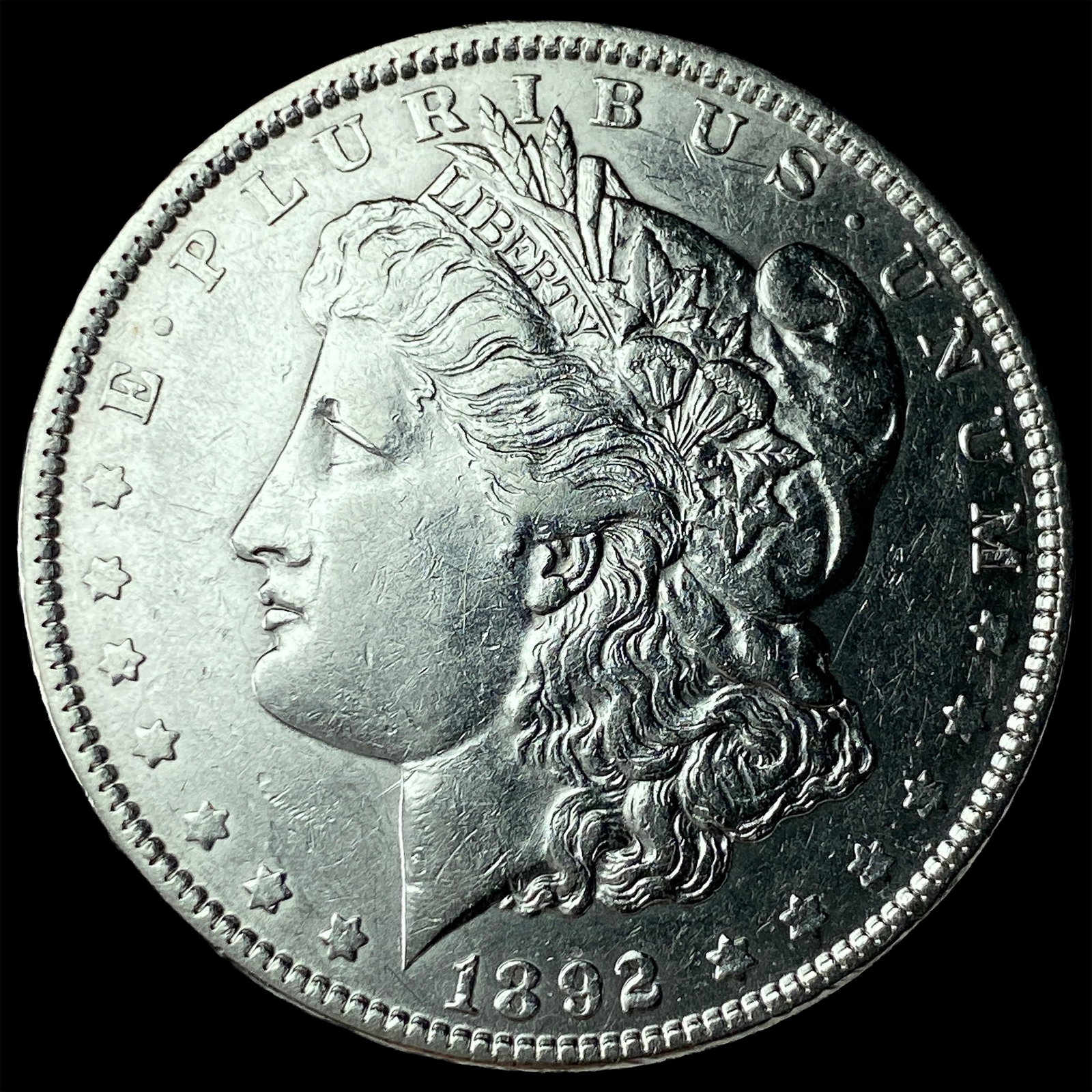 1892-S Silver Morgan Dollar UNCIRCULATED: 1892-S Silver Morgan Dollar UNCIRCULATED