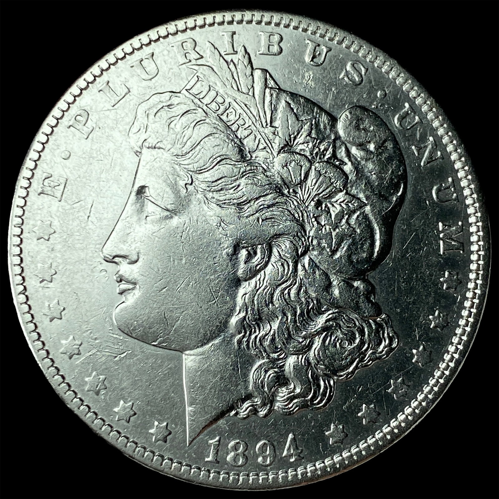 1894-O Morgan Silver Dollar CLOSELY UNCIRCULATED: 1894-O Morgan Silver Dollar CLOSELY UNCIRCULATED