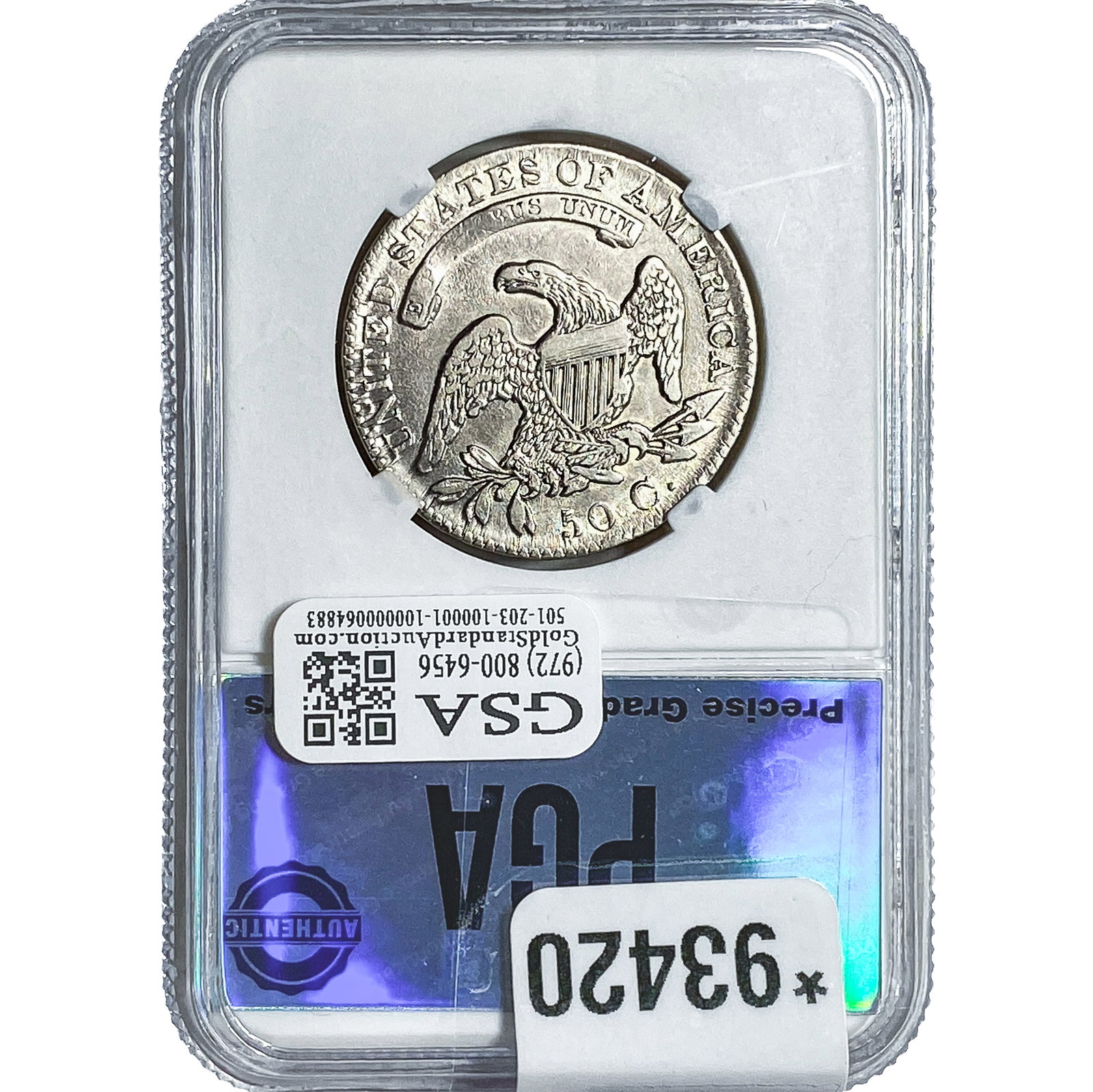 1832 Capped Bust Half Dollar PGA MS63 - 2