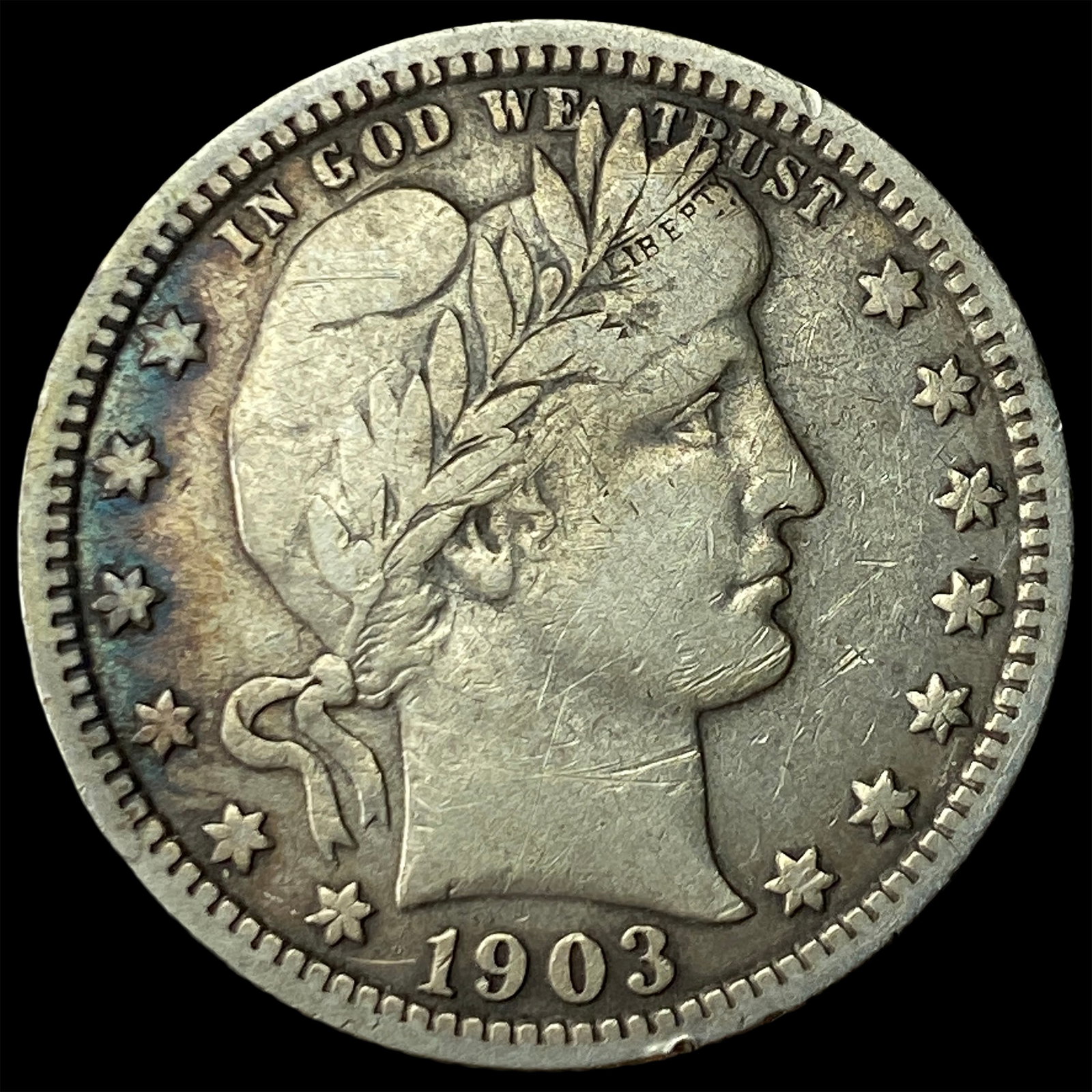 1903 Barber Quarter NEARLY UNCIRCULATED: 1903 Barber Quarter NEARLY UNCIRCULATED
