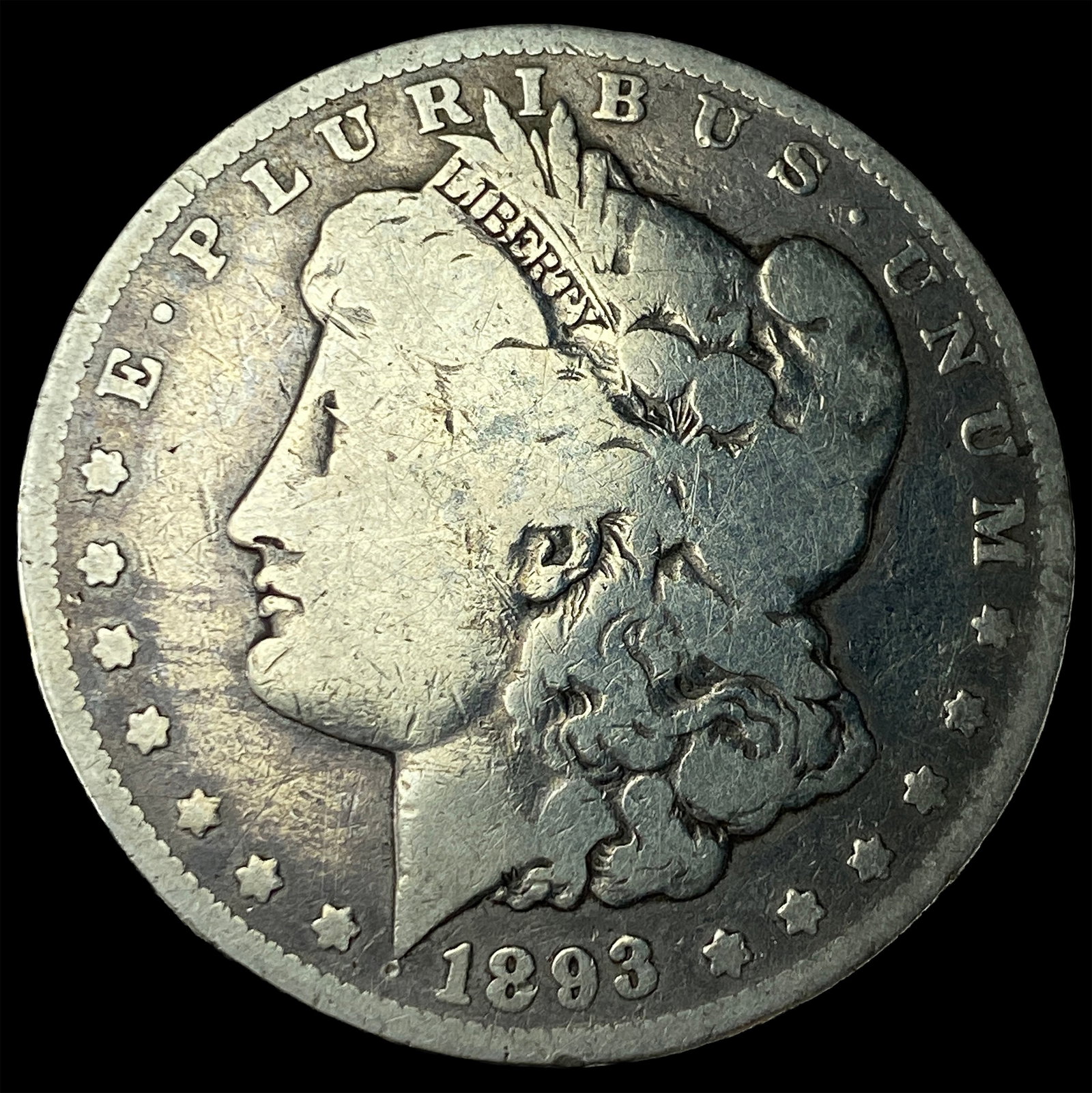 1893-O Silver Morgan Dollar LIGHTLY CIRCULATED: 1893-O Silver Morgan Dollar LIGHTLY CIRCULATED
