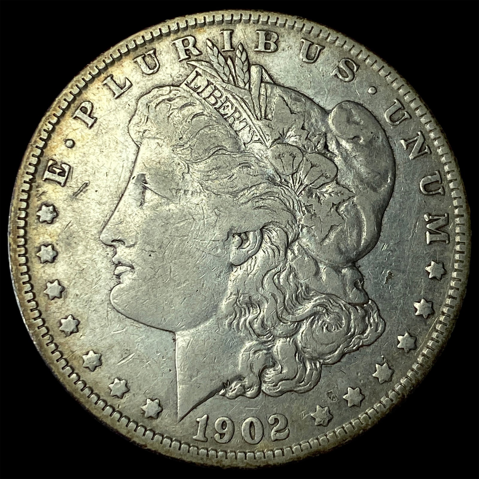 1902-O Silver Morgan Dollar NEARLY UNCIRCULATED: 1902-O Silver Morgan Dollar NEARLY UNCIRCULATED