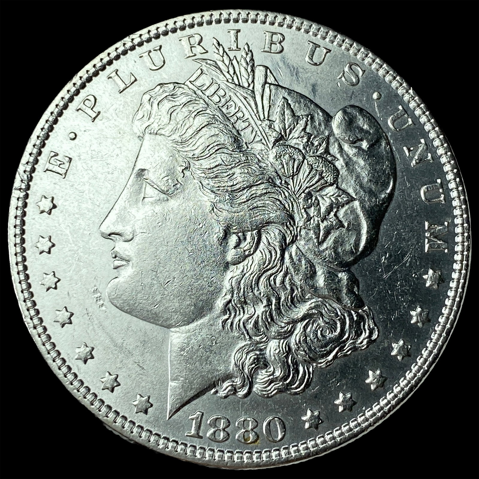 1880-S Silver Morgan Dollar CHOICE BU: 1880-S Silver Morgan Dollar CHOICE BU