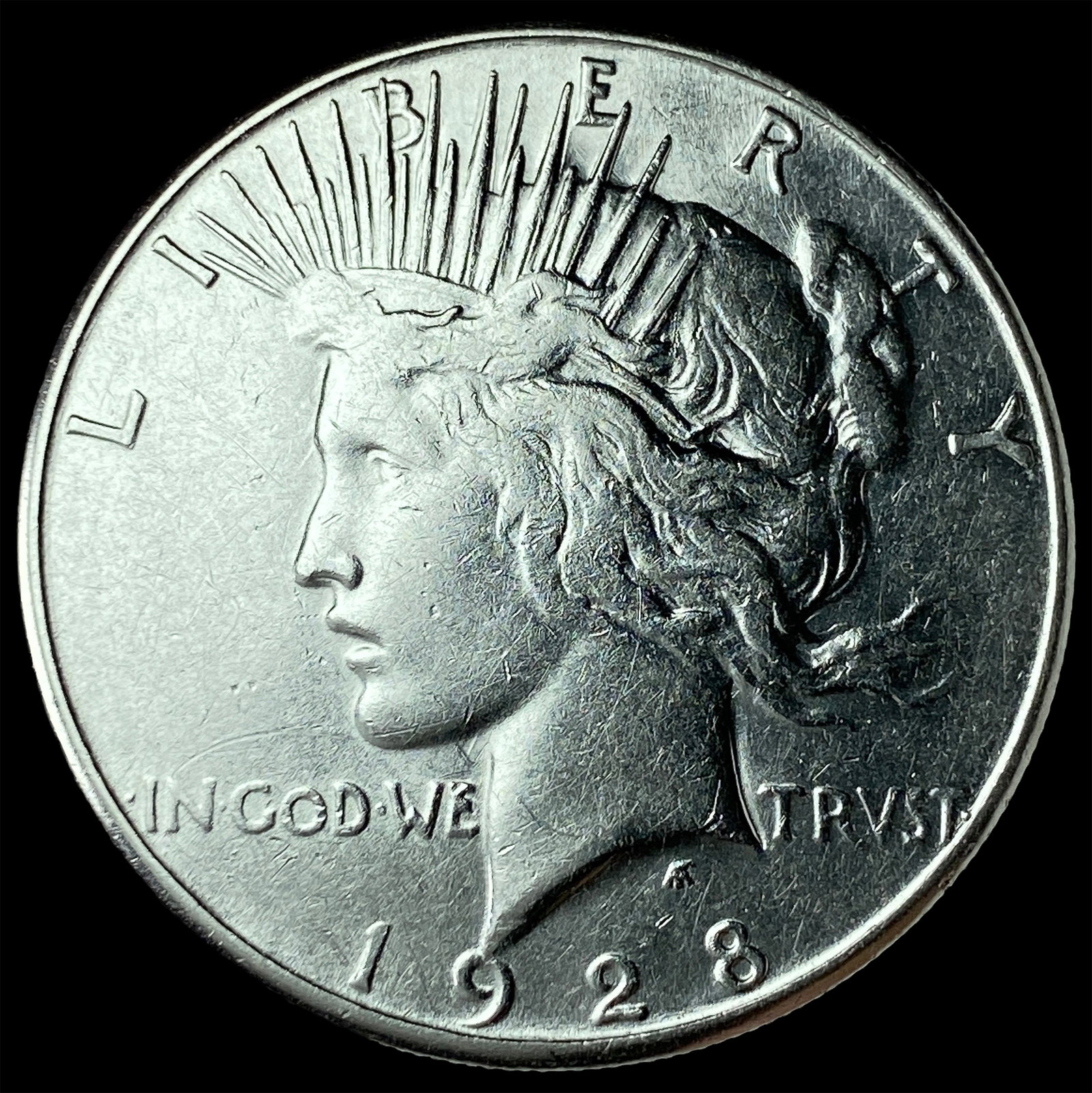 1928 Silver Peace Dollar CHOICE AU: 1928 Silver Peace Dollar CHOICE AU