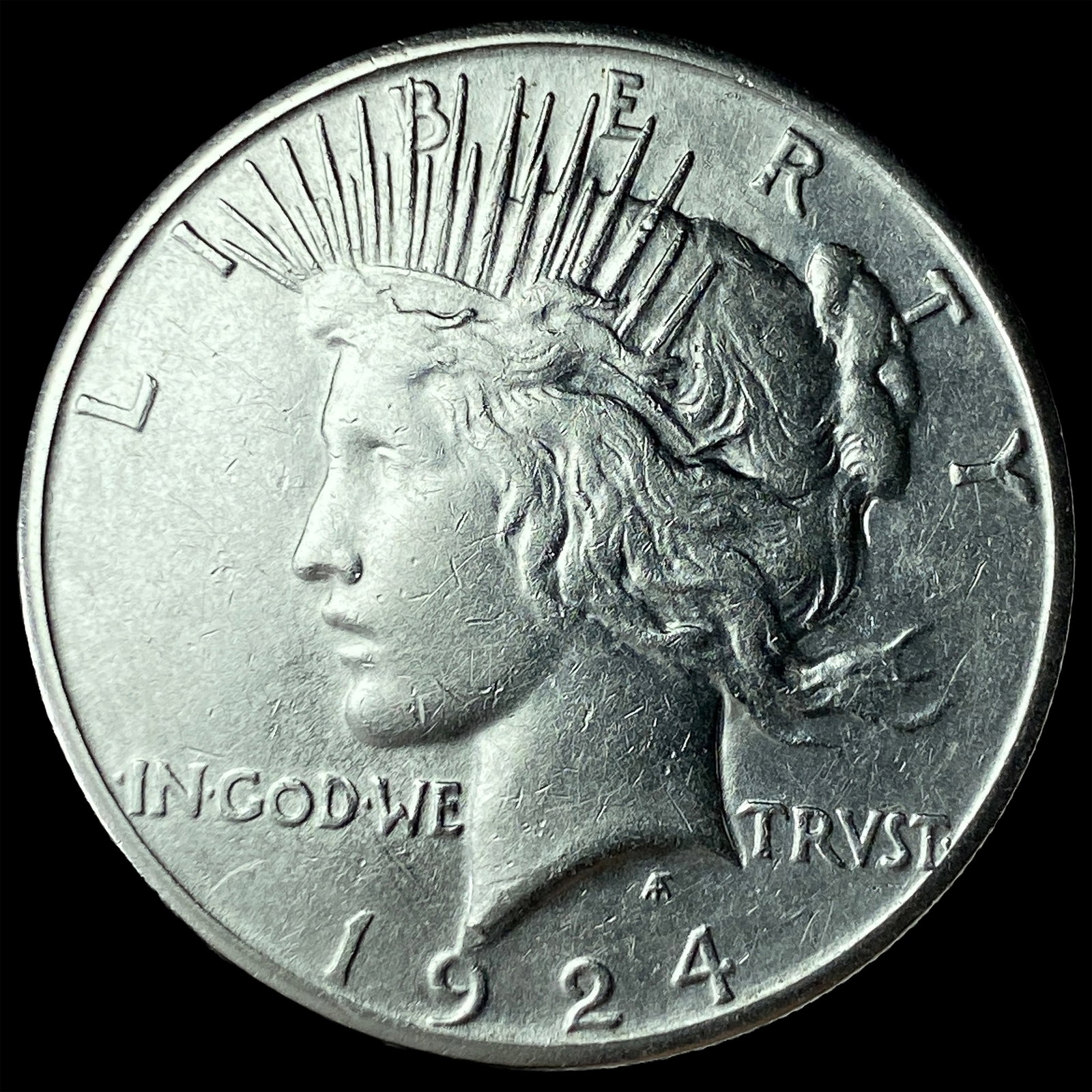 1924 Silver Peace Dollar UNCIRCULATED: 1924 Silver Peace Dollar UNCIRCULATED