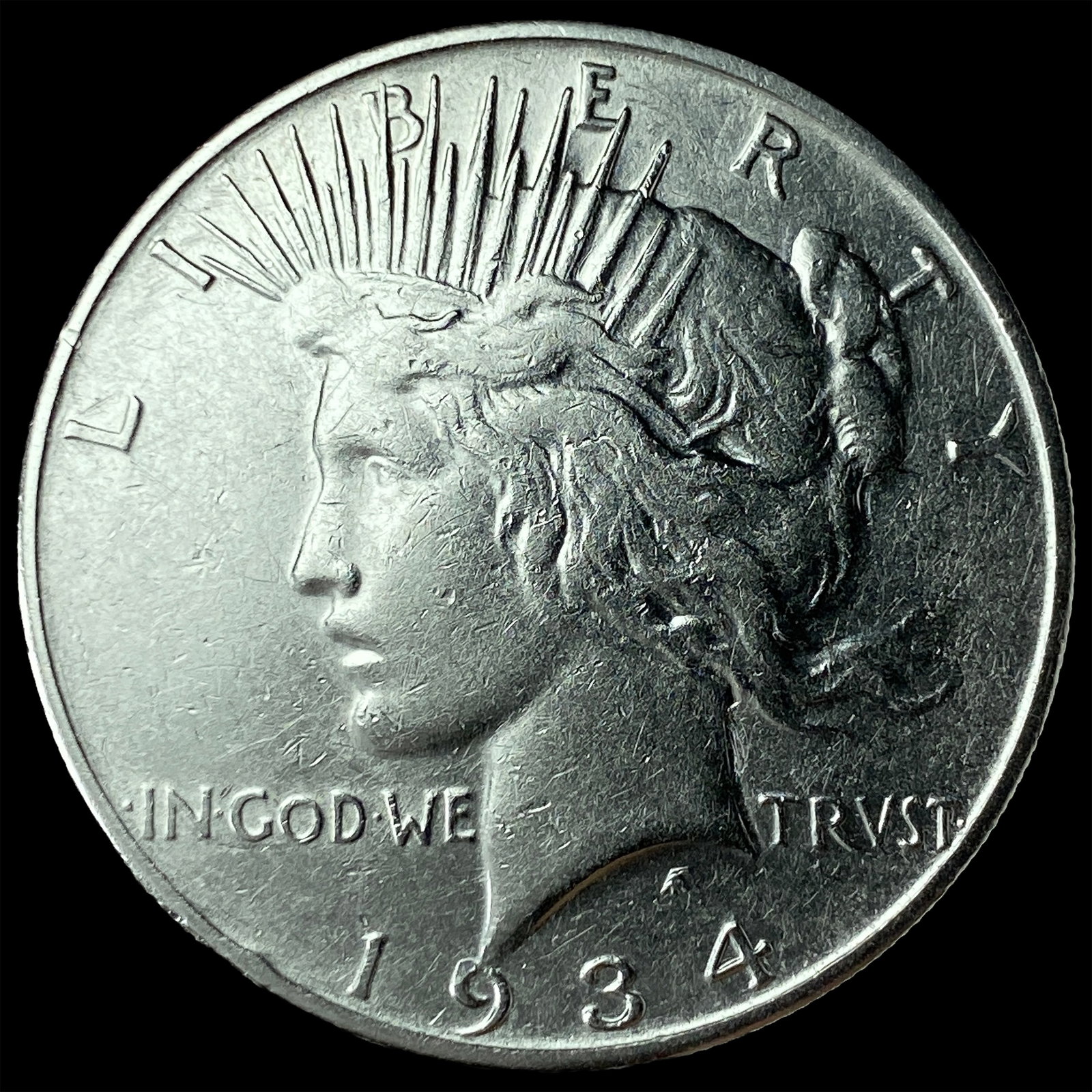 1934 Peace Silver Dollar UNCIRCULATED: 1934 Peace Silver Dollar UNCIRCULATED