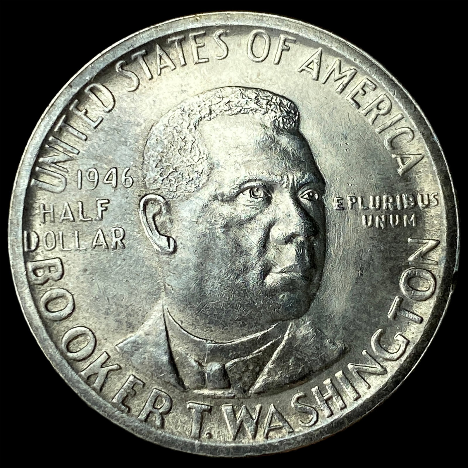 1946 Silver Half Dollar Booker T. Washington CHOICE BU (1 of 2)