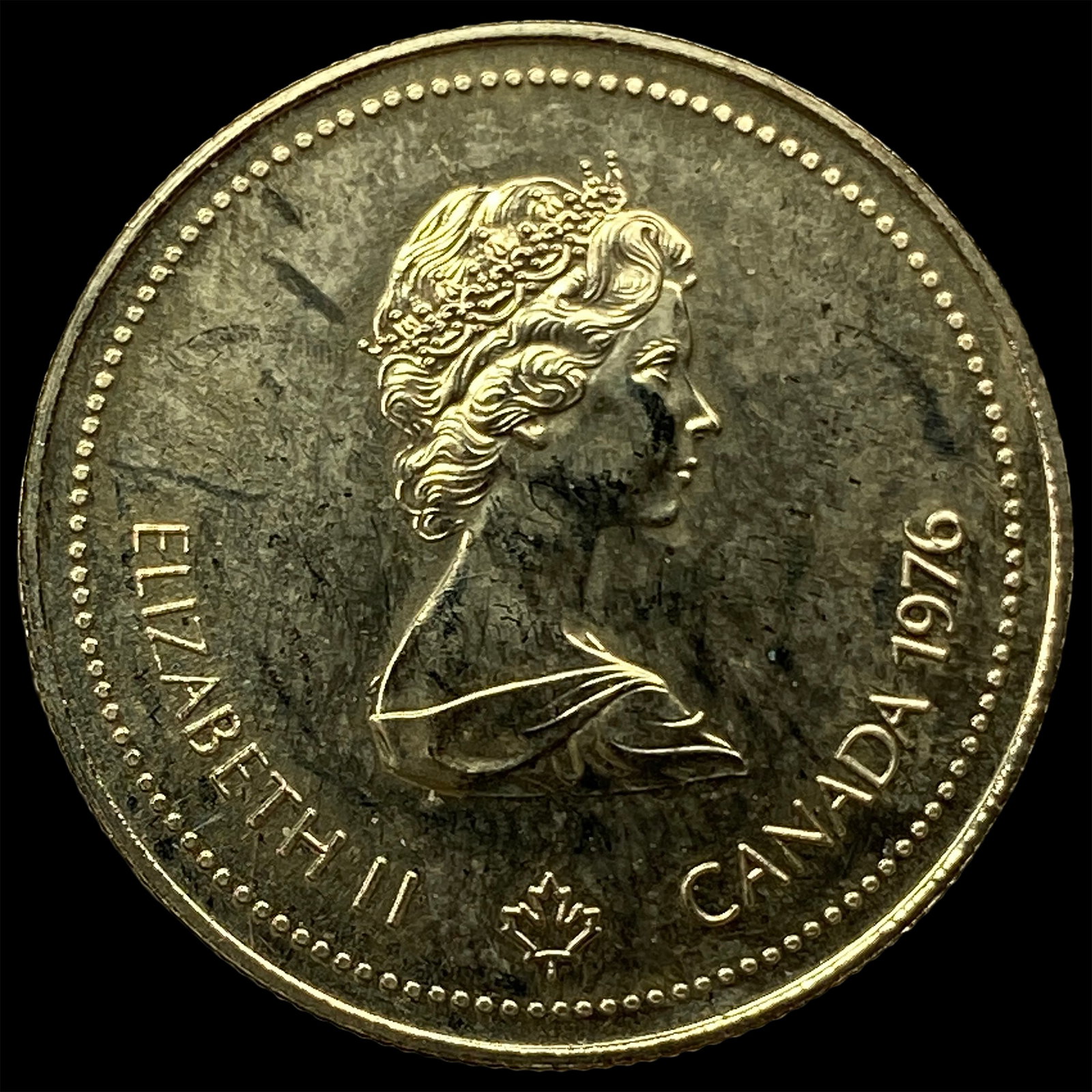 1976 Canada Gold $100 Olympic Coin GEM BU: 1976 Canada Gold $100 Olympic Coin GEM BU