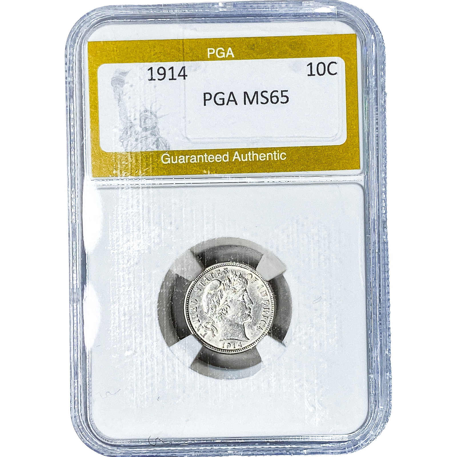 1914 Barber Dime PGA MS65 (1 of 2)