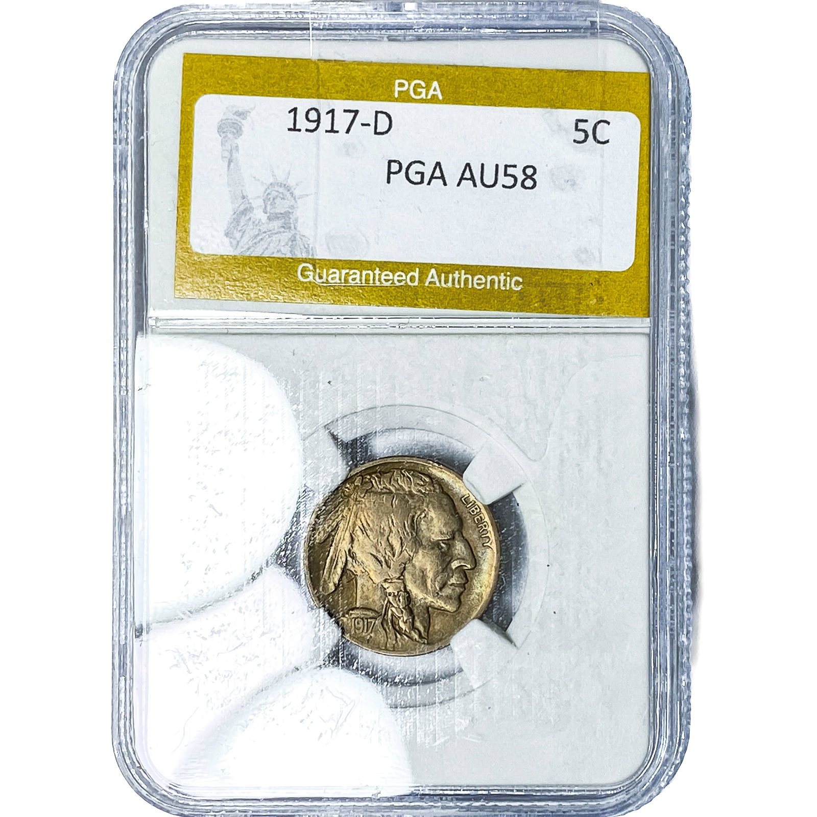 1917-D Buffalo Nickel PGA AU58 (1 of 2)