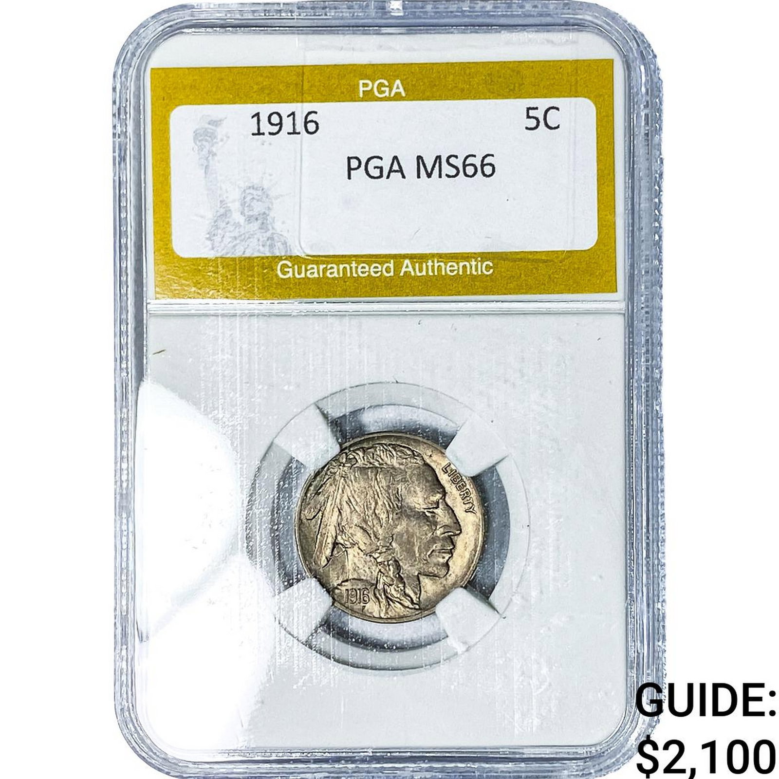 1916 Buffalo Nickel PGA MS66 (1 of 2)