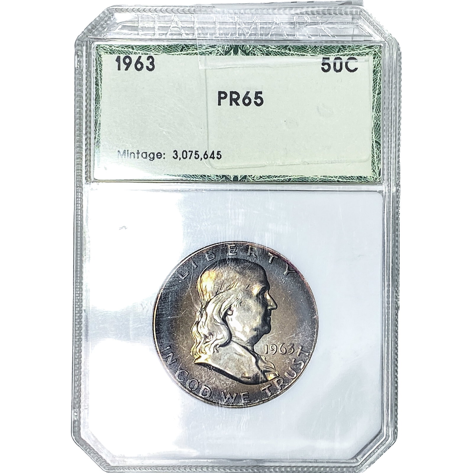 1963 Franklin Half Dollar CHSS PR65: 1963 Franklin Half Dollar CHSS PR65
