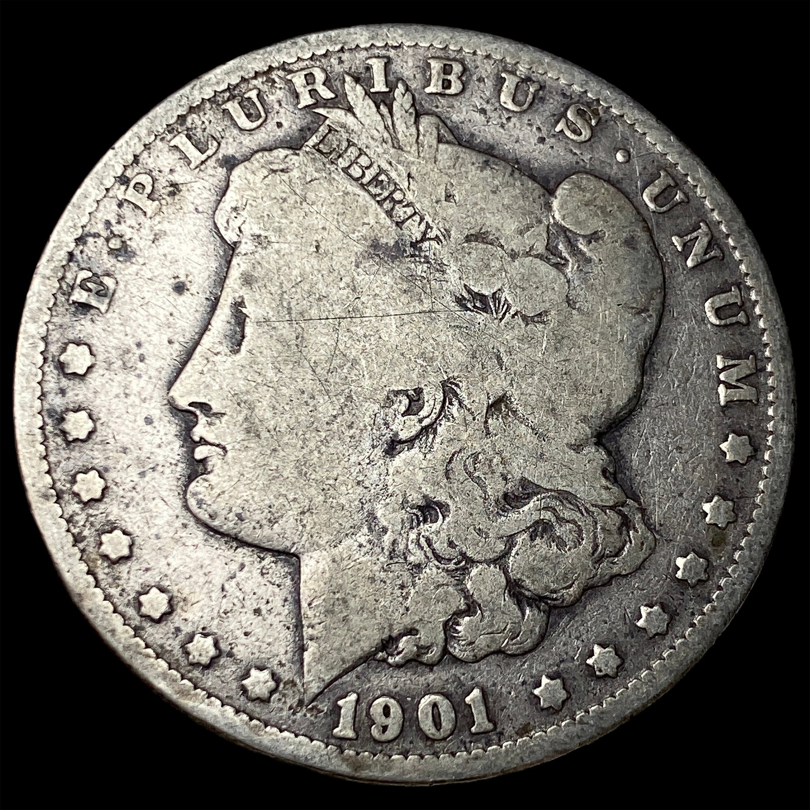 1901 Morgan Silver Dollar NICELY CIRCULATED: 1901 Morgan Silver Dollar NICELY CIRCULATED