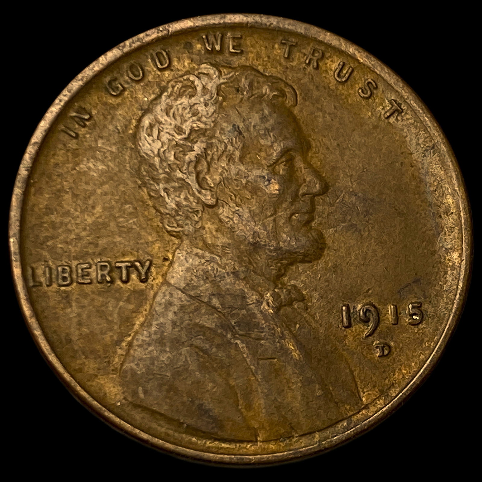 1915-D Lincoln Wheat Cent CLOSELY UNCIRCULATED (1 of 2)