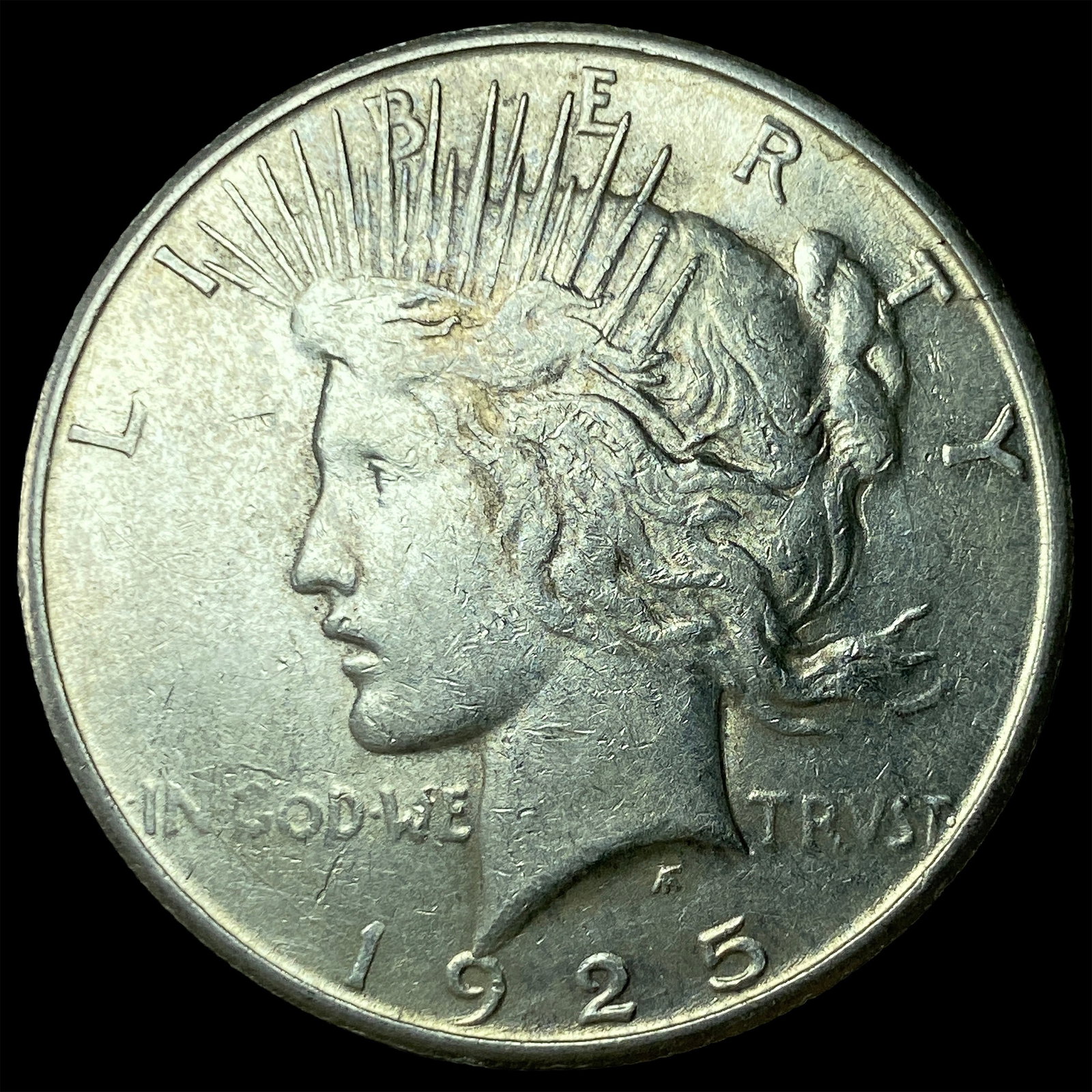 1925-S Silver Peace Dollar CLOSELY UNCIRCULATED: 1925-S Silver Peace Dollar CLOSELY UNCIRCULATED