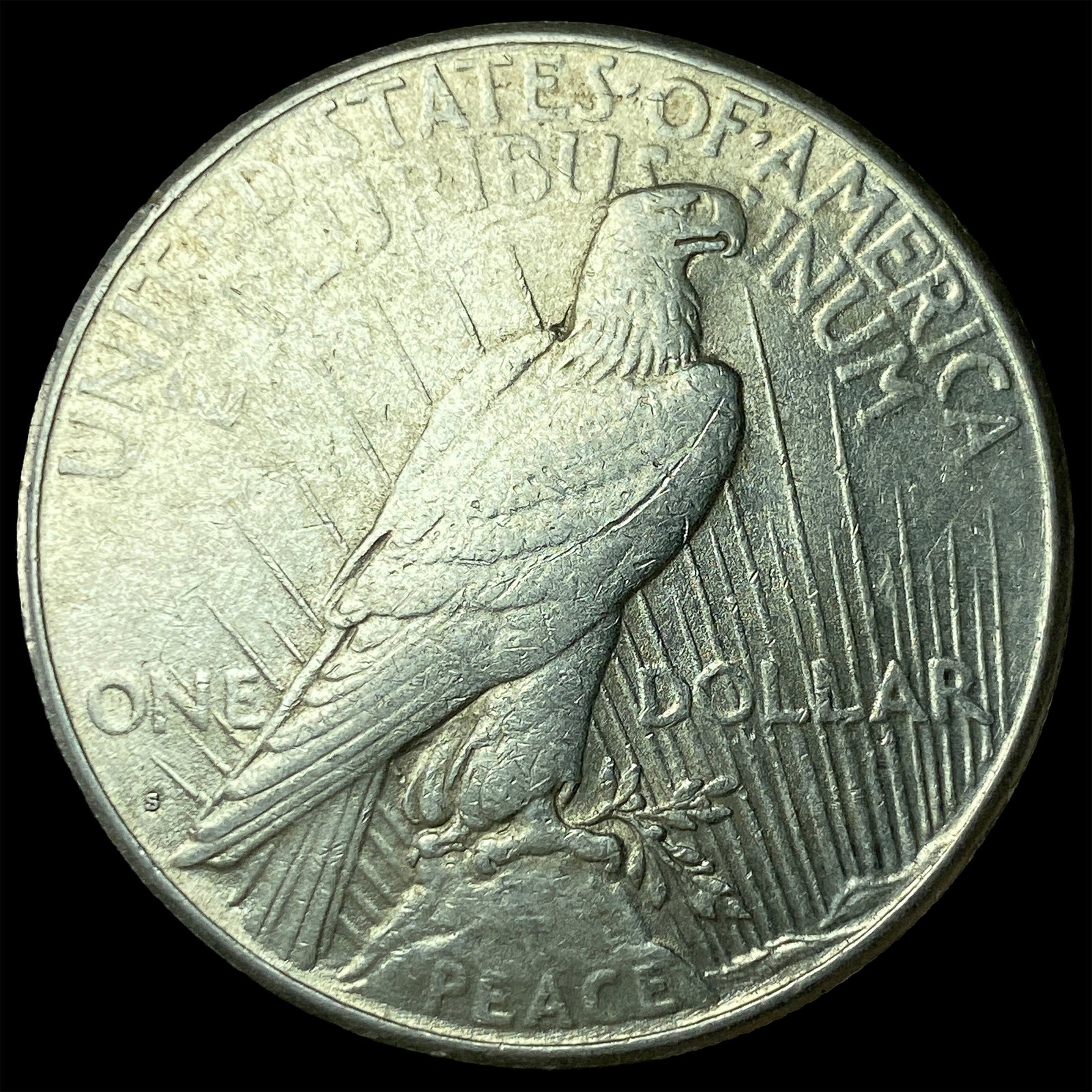 1925-S Silver Peace Dollar CLOSELY UNCIRCULATED - 2