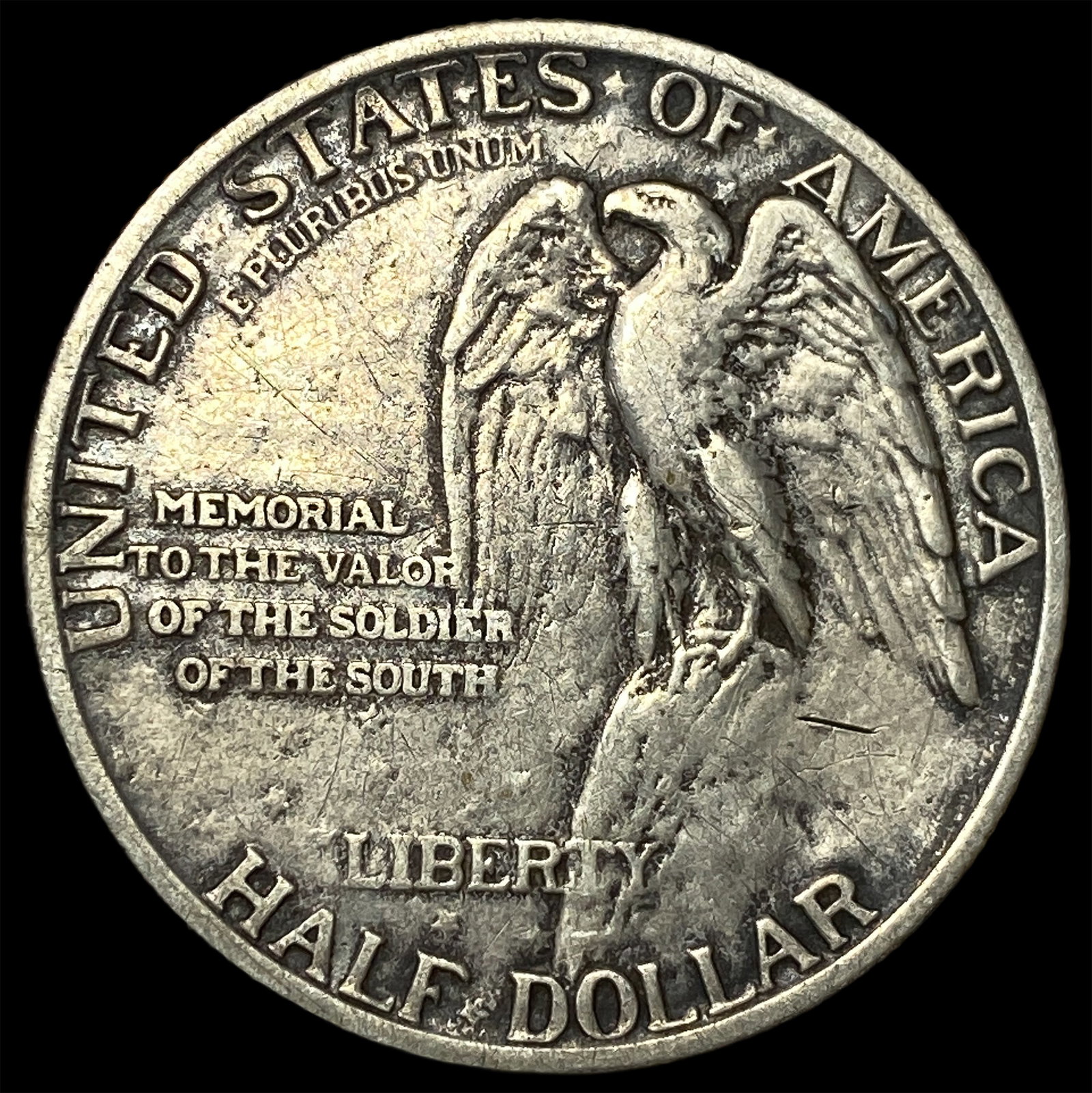 1925 Silver Half Dollar Stone Mountain CLOSELY UNCIRCULATED - 2