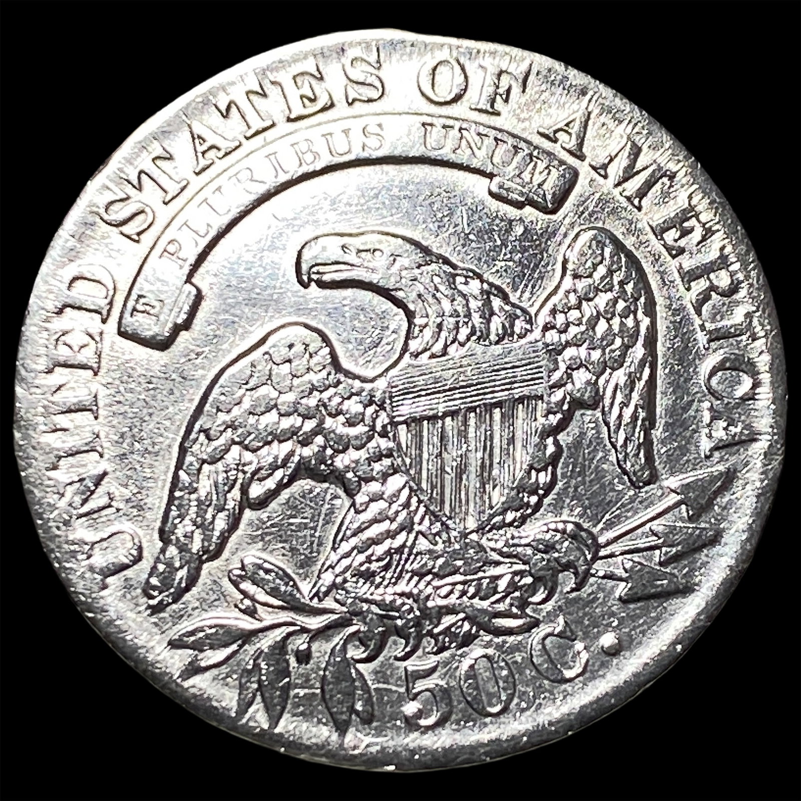 1833 Capped Bust Half Dollar UNCIRCULATED - 2