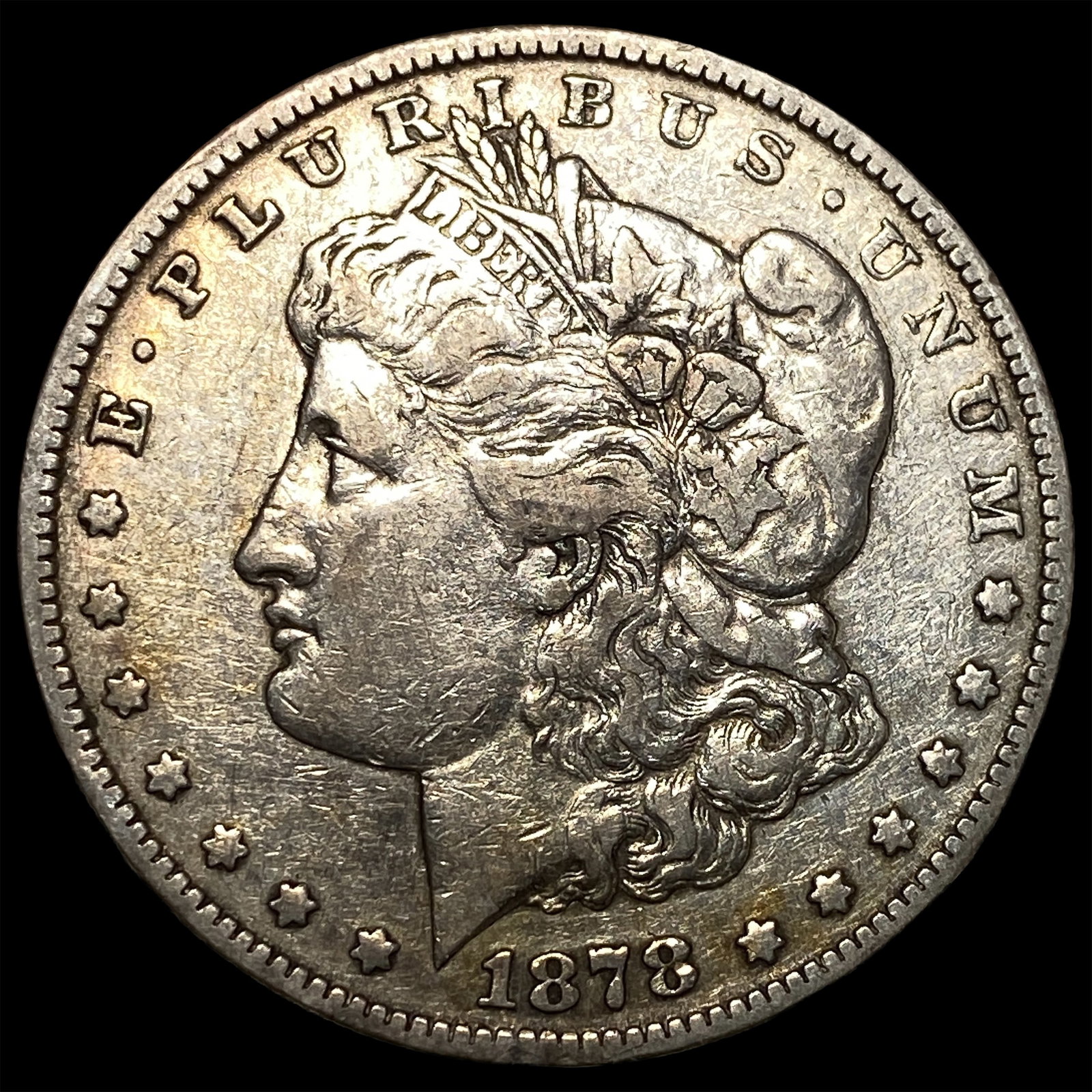 1878-CC Silver Morgan Dollar LIGHTLY CIRCULATED: 1878-CC Silver Morgan Dollar LIGHTLY CIRCULATED
