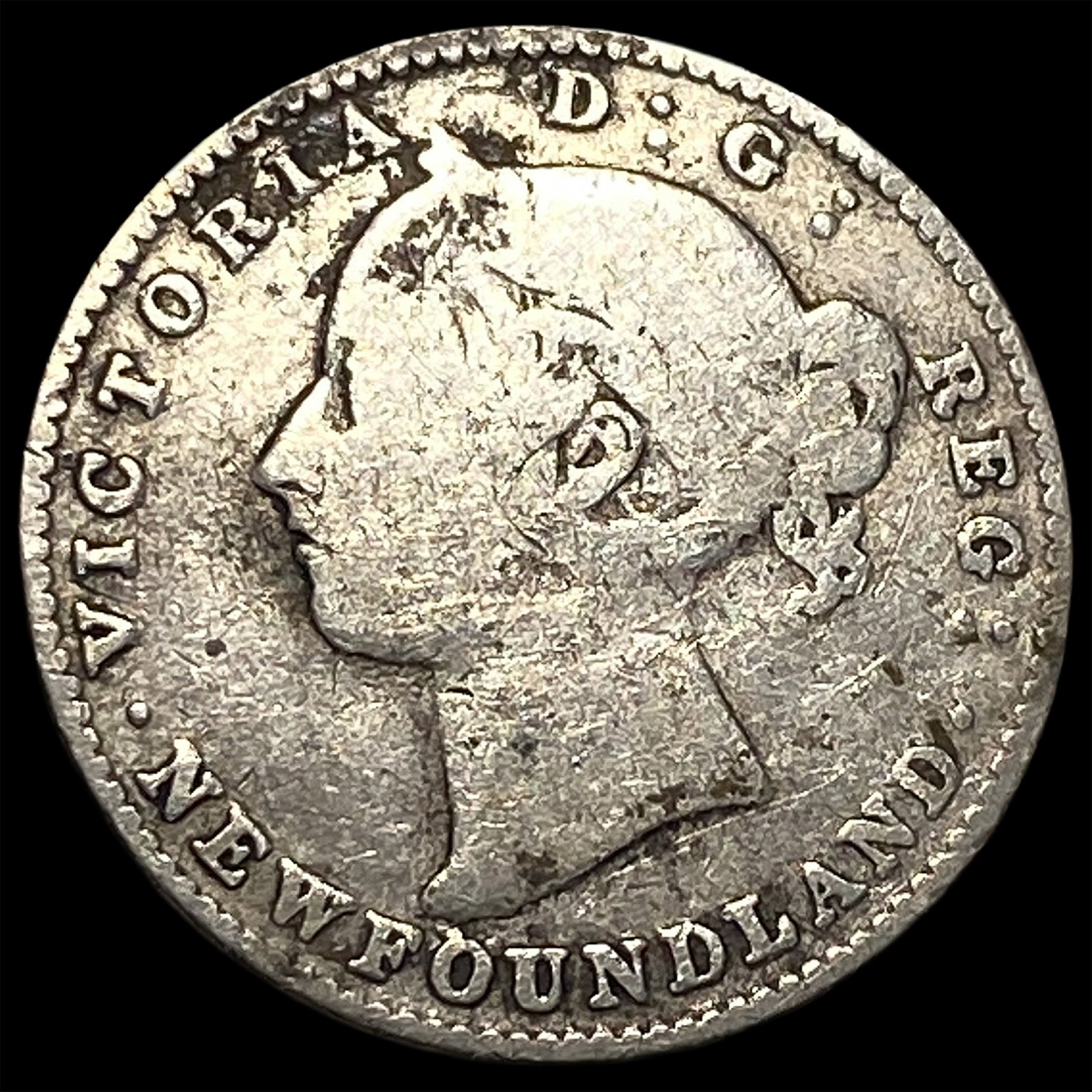 1894 Newfoundland Silver 10 Cents LIGHTLY CIRCULATED (1 of 2)