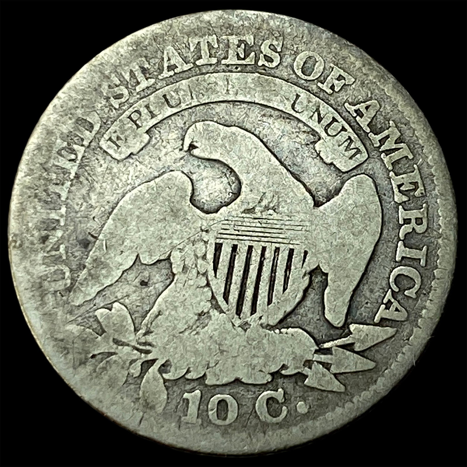 1829 Capped Bust Dime CLOSELY UNCIRCULATED - 2
