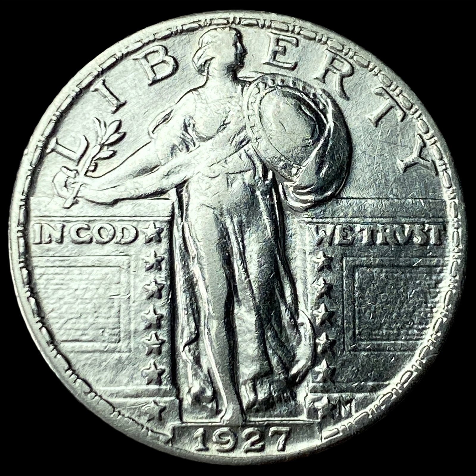 1927 Standing Liberty Silver Quarter NICELY CIRCULATED (1 of 2)