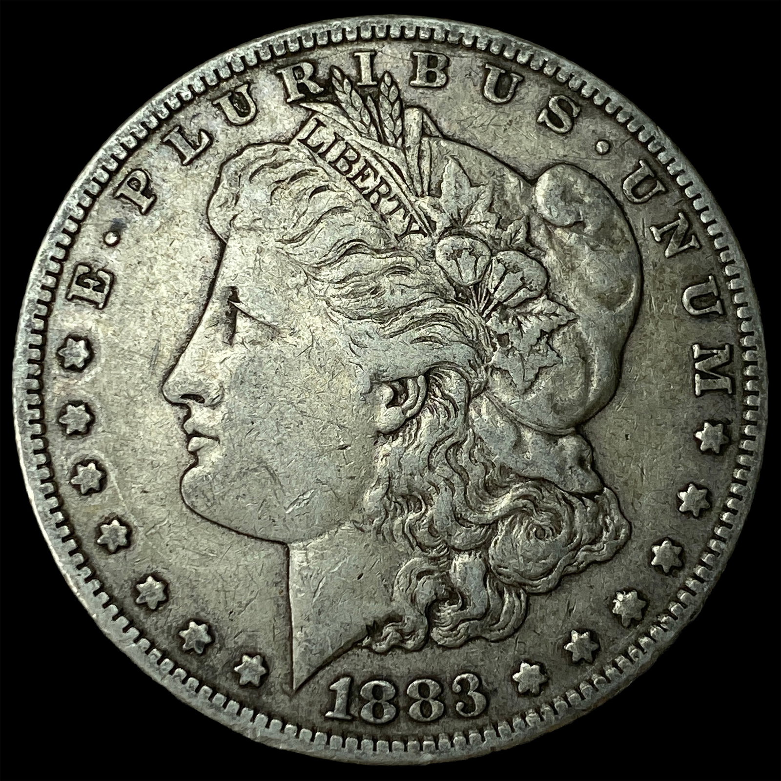 1883-S Silver Morgan Dollar CLOSELY UNCIRCULATED: 1883-S Silver Morgan Dollar CLOSELY UNCIRCULATED