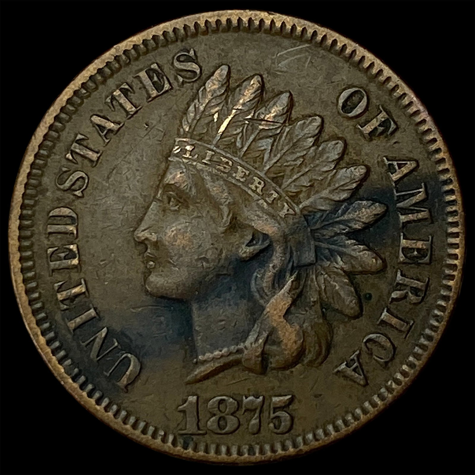 1875 Indian Head Cent UNCIRCULATED: 1875 Indian Head Cent UNCIRCULATED
