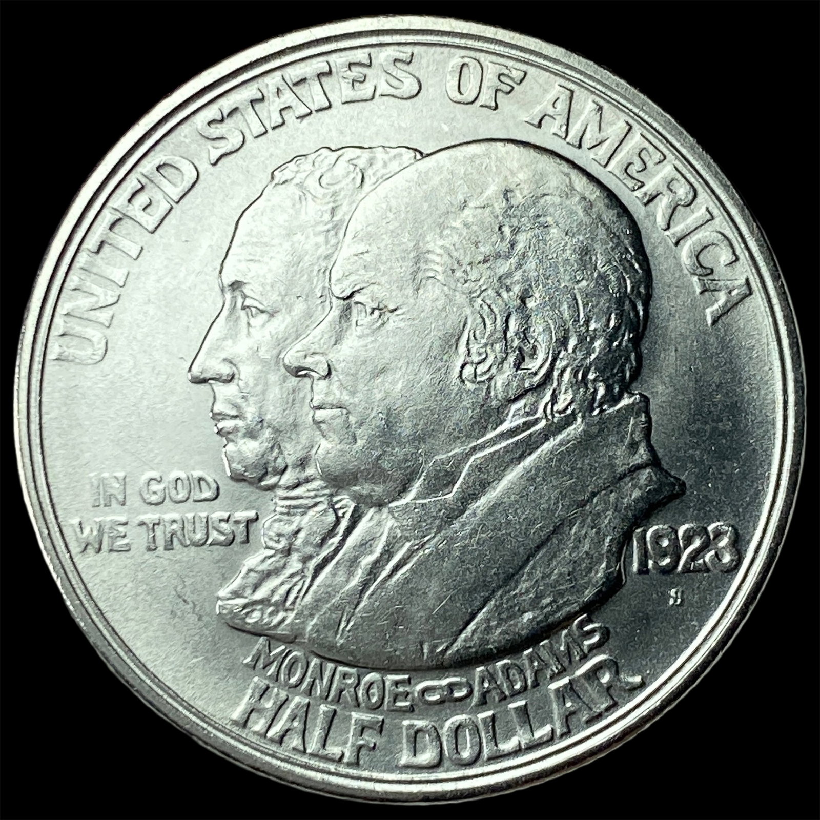 1923-S Silver Monroe Doctrine Centennial Half Dollar NICELY CIRCULATED (1 of 2)