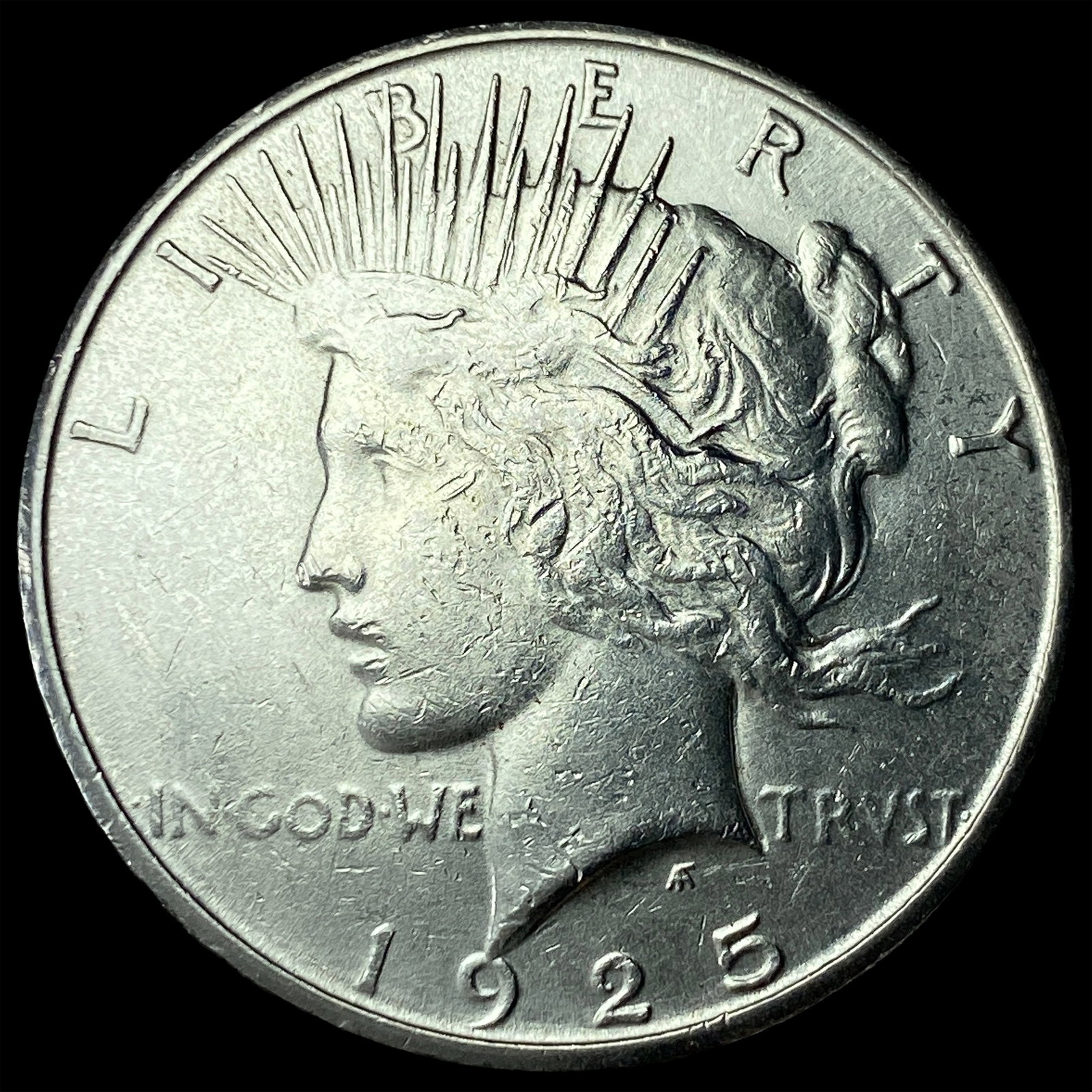 1925-S Silver Peace Dollar UNCIRCULATED: 1925-S Silver Peace Dollar UNCIRCULATED