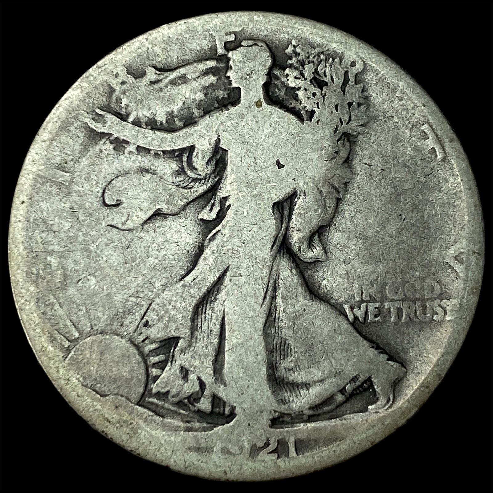 1941-D Silver Walking Liberty Half Dollar UNCIRCULATED: 1941-D Silver Walking Liberty Half Dollar UNCIRCULATED